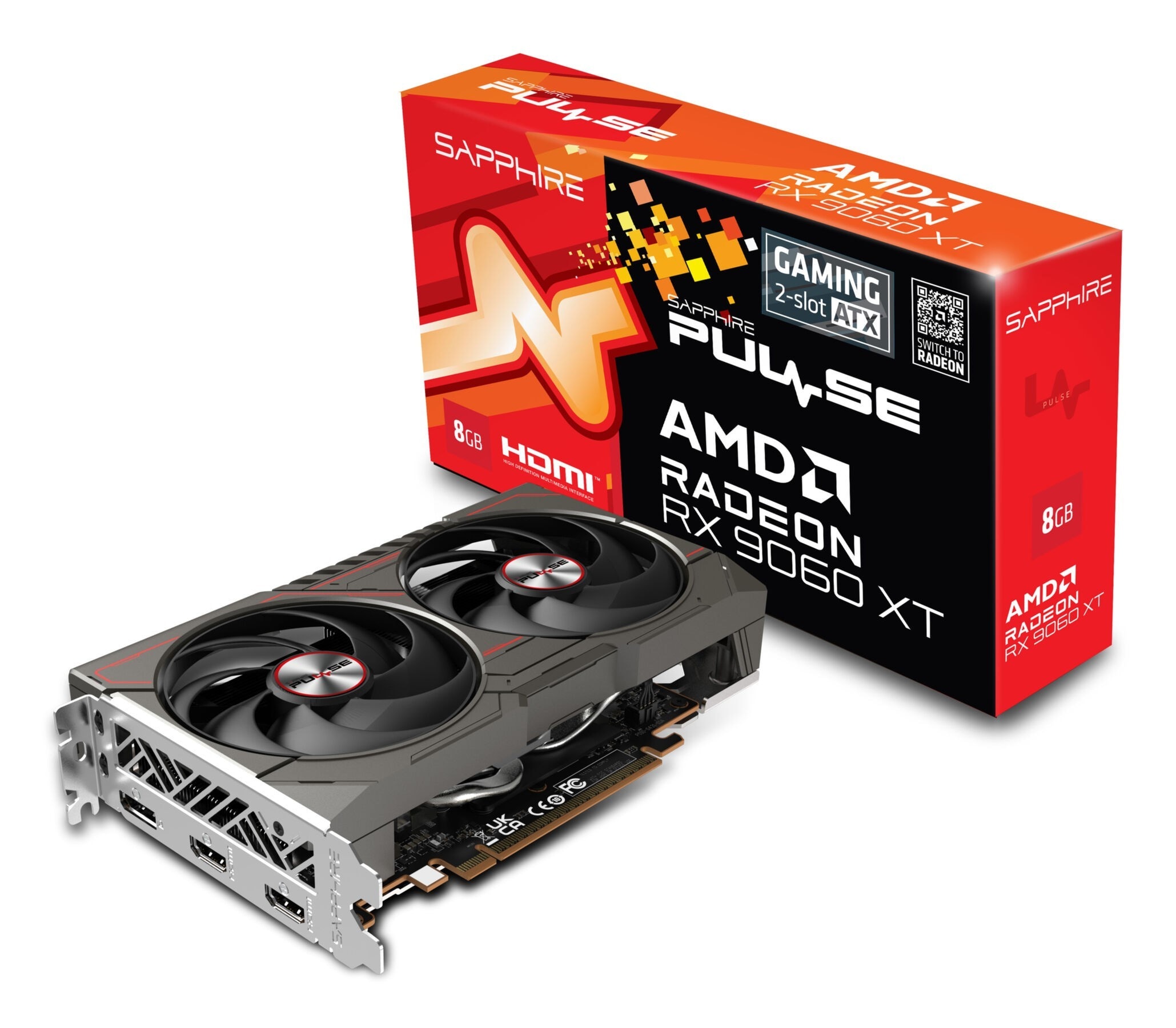 SAPPHIRE Grafikkarte "Radeon RX 9060 XT", schwarz, Grafikkarten - Einheitsgröße