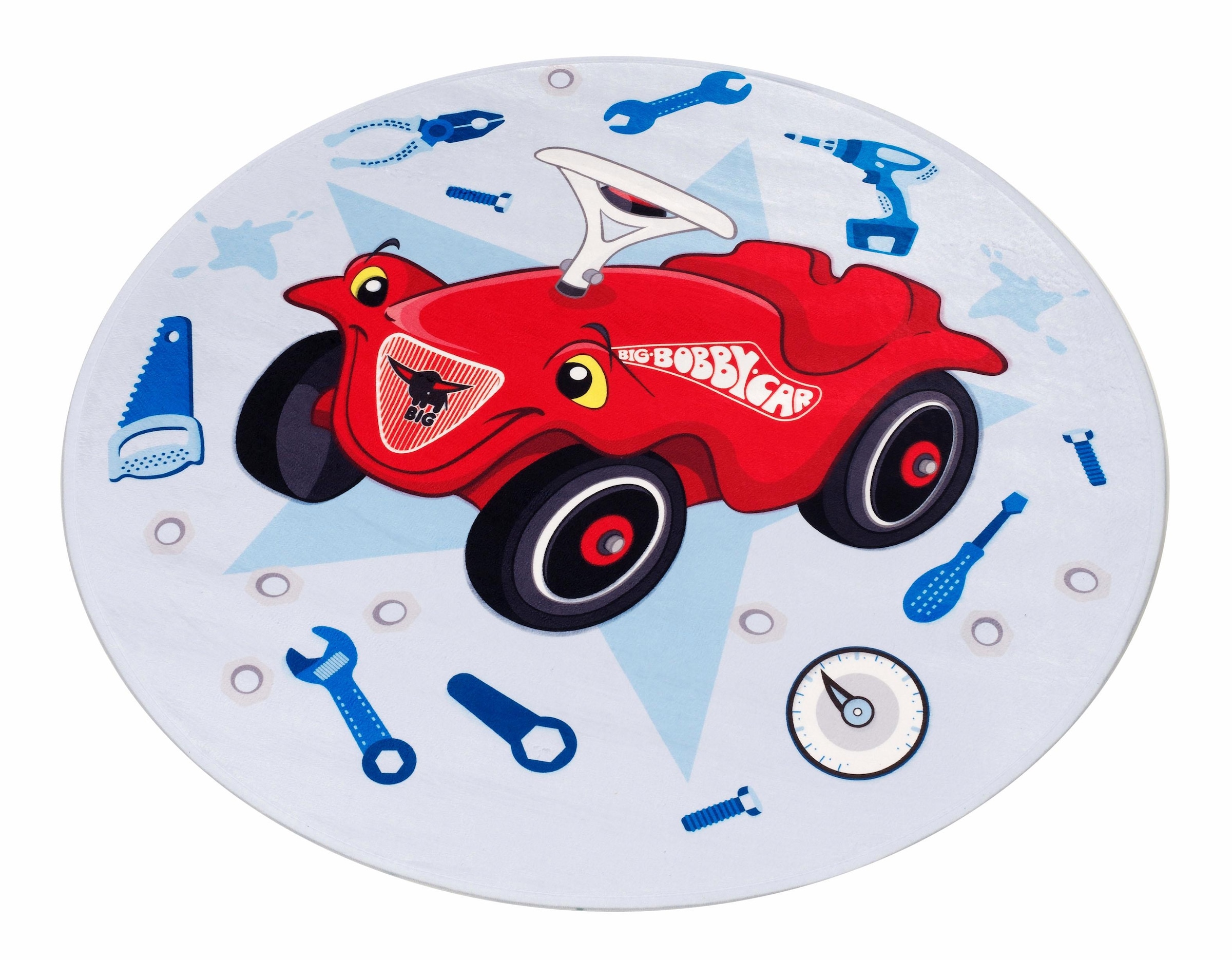 Bobby Car Kinderteppich » 102« ovali 6 mm aukšti...