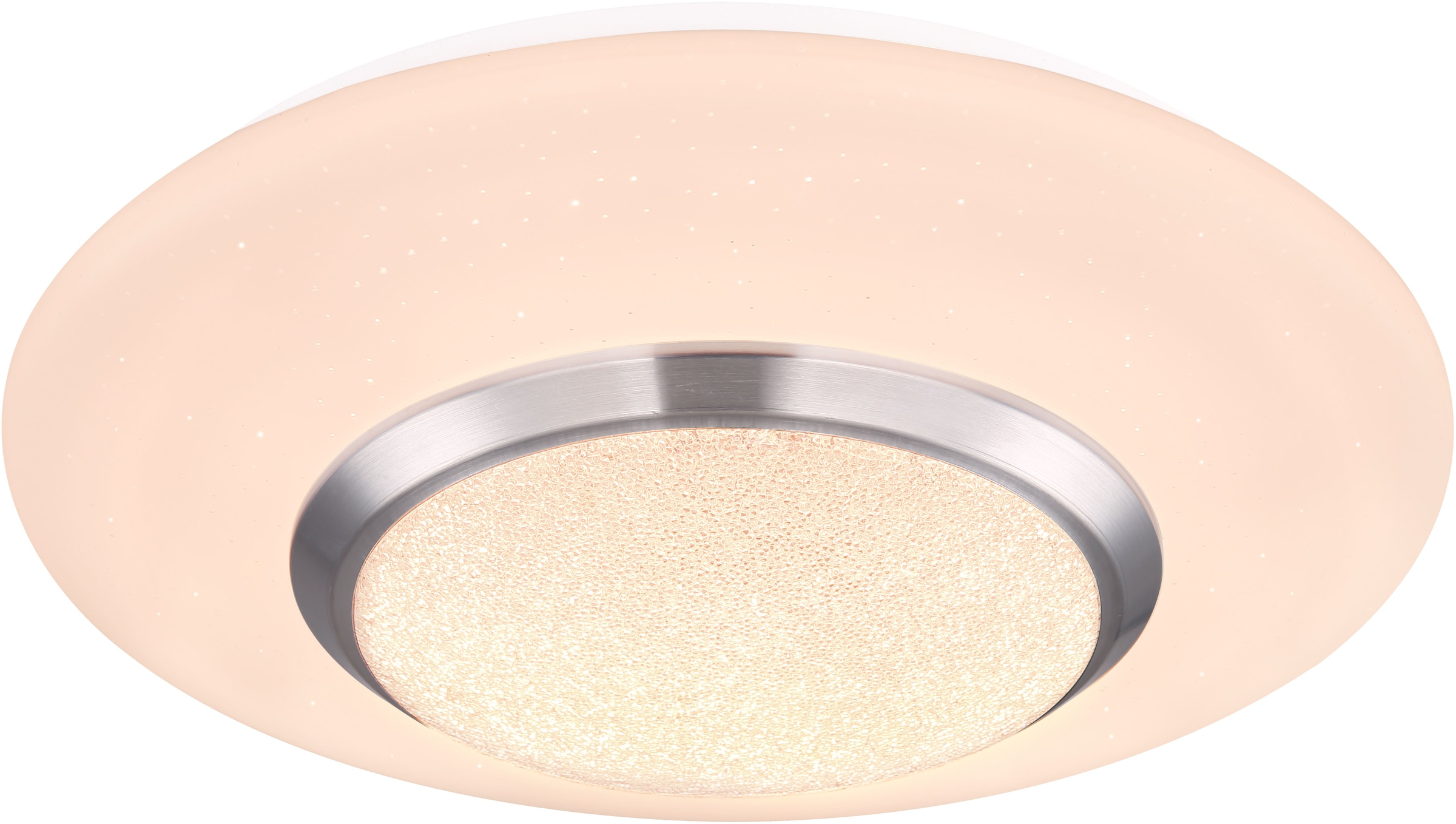 GLOBO LIGHTING LED Deckenleuchte »CANDIDA«, Leuchtmittel LED-Modul | LED fest integriert, Deckenlampe/rund/Wohnzimmer/Schlafzimmer/rot-blau-grün