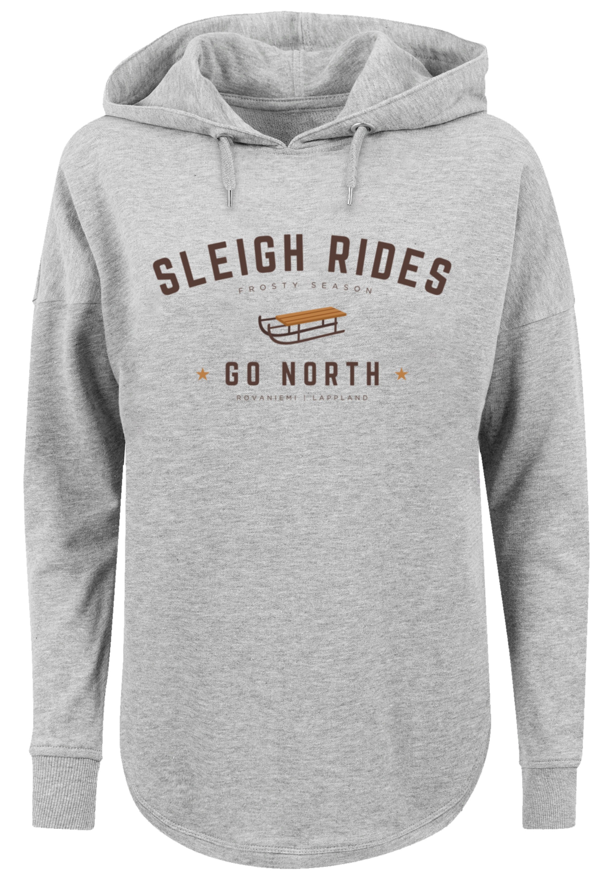 F4NT4STIC Sweatshirt »Schlittenfahren Weihnachten Christmas«, Weihnachten, Geschenk, Logo