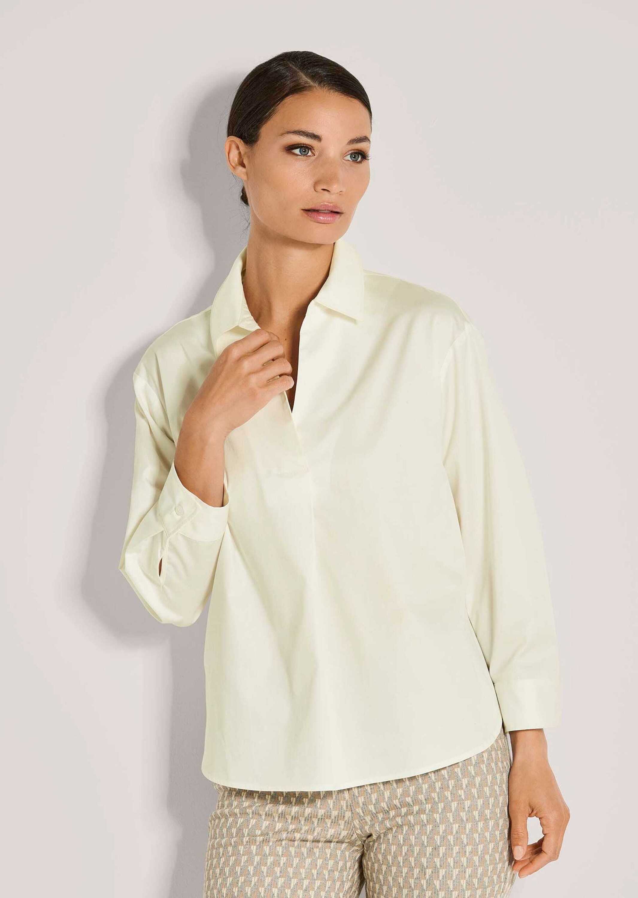 Thumbnail - MADELEINE Tunika "Hemdbluse Elegante Tunika mit Hemdkragen" Lässig weite Tunikaform