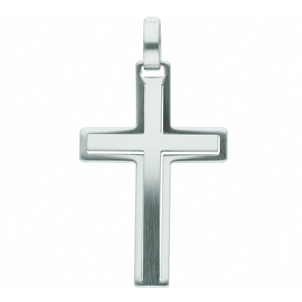 Adelia´s Kettenanhänger »Edelstahl Kreuz Anhänger« Schmuckset Set mit Halskette