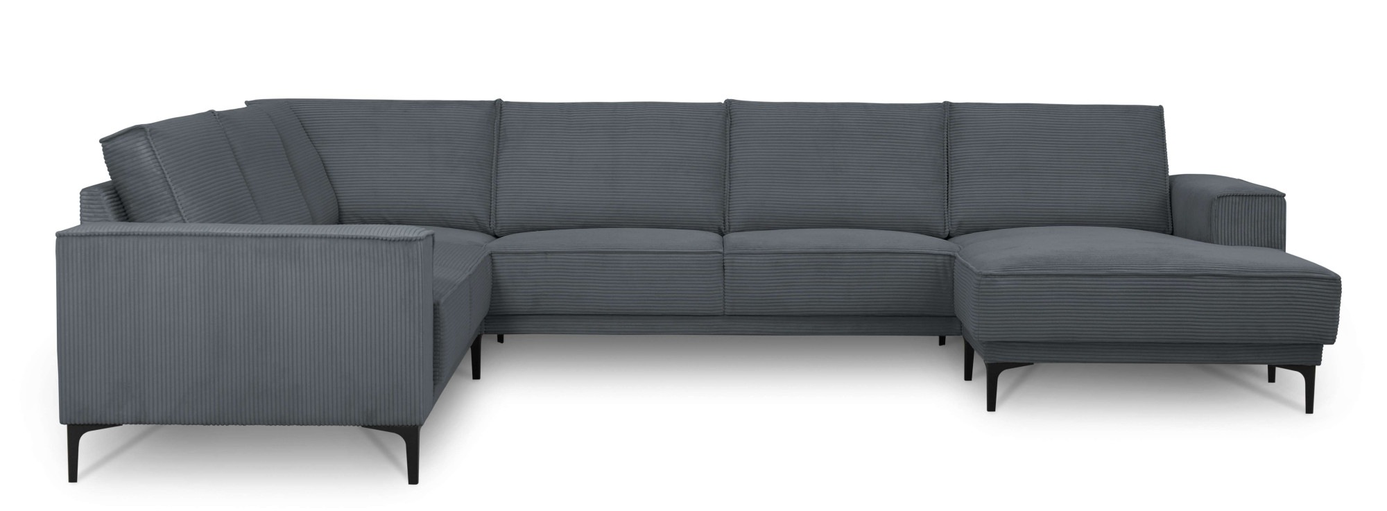 PLACES OF STYLE Wohnlandschaft "XXL Sofa Oland, Struktur, Flachgewebe, Luxu günstig online kaufen