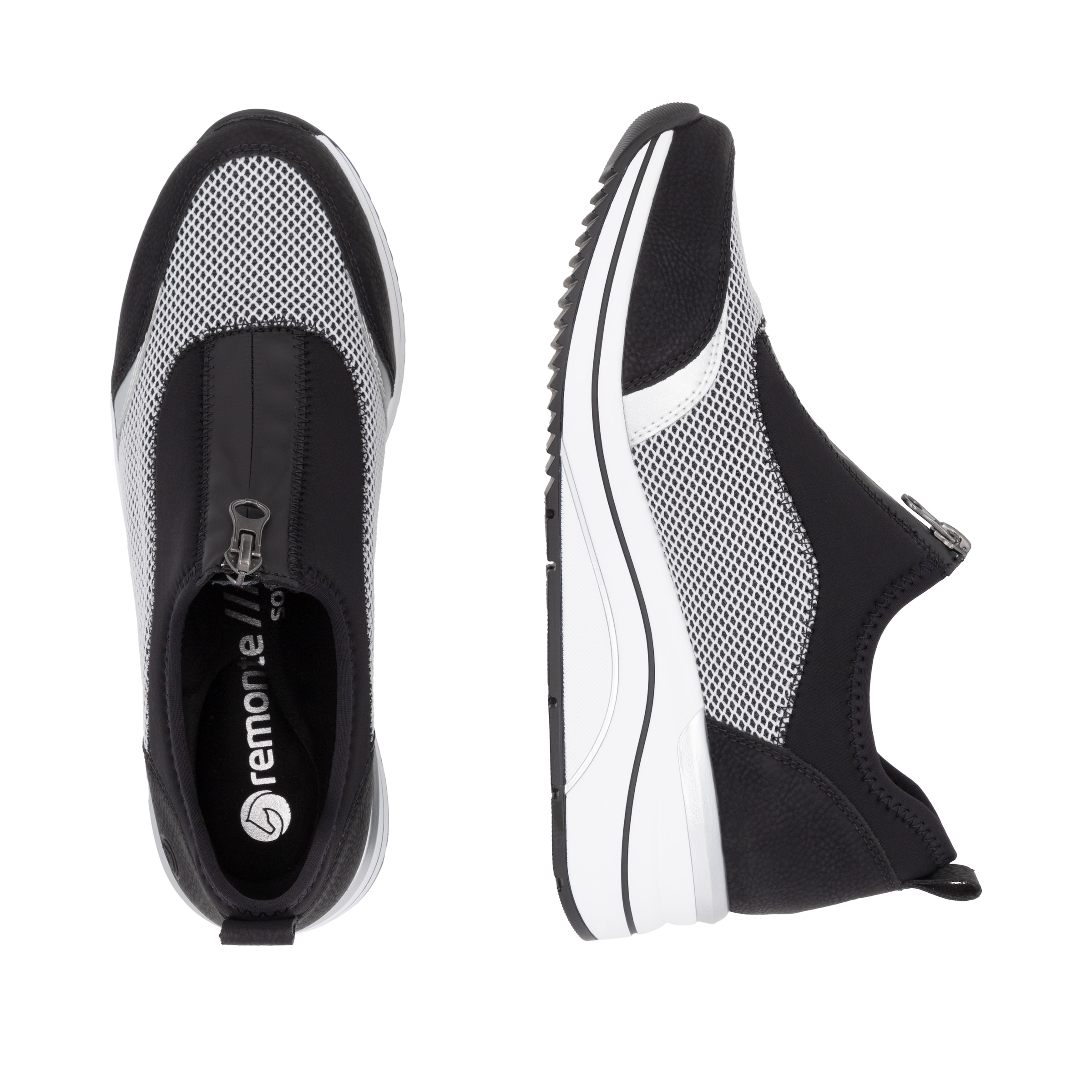 Remonte Slip-On Sneaker, Freizeitschuh, Halbschuh, Slipper in veganer Verarbeitung