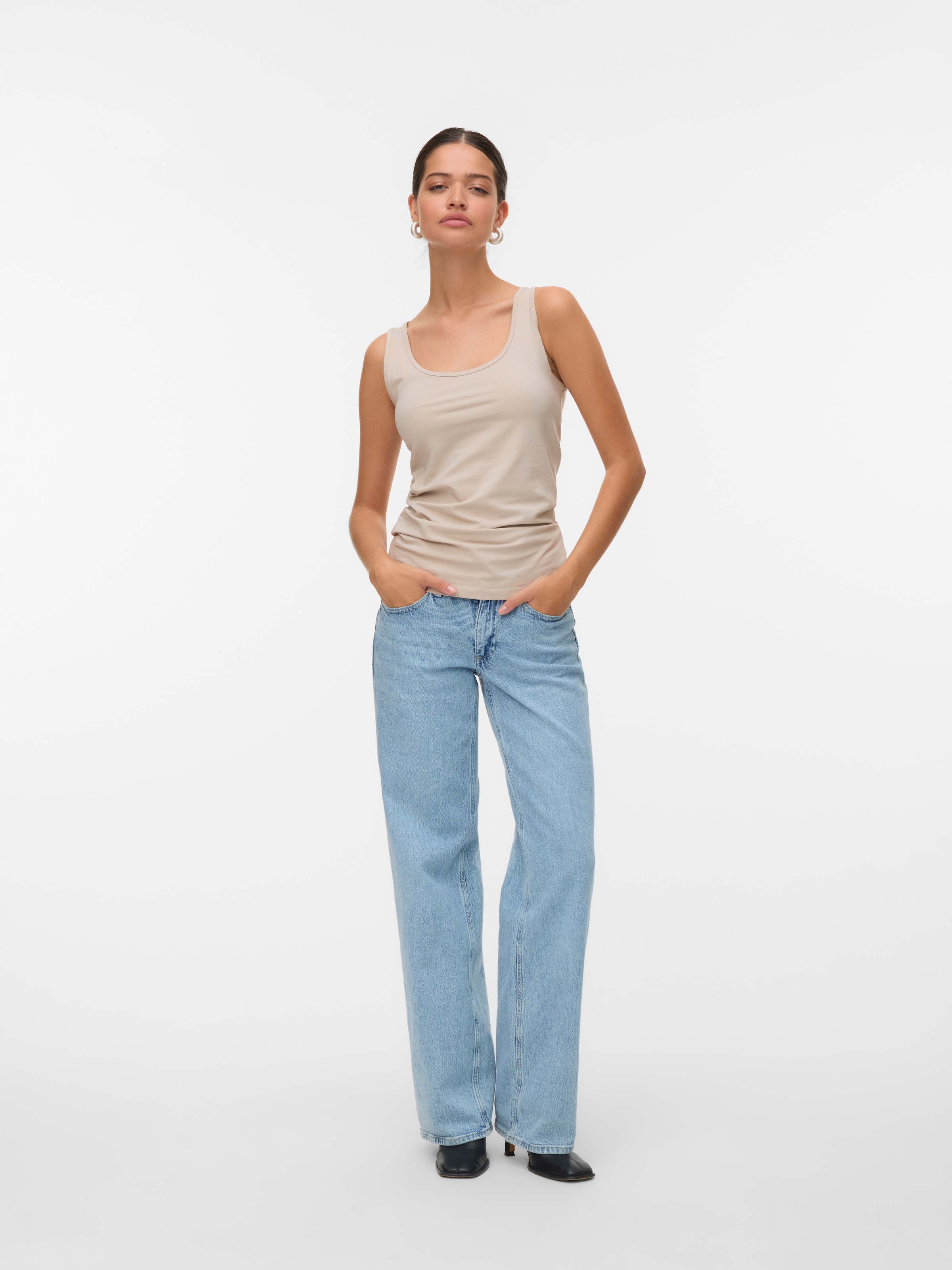 Vero Moda Tanktop »VMLULU LONG TANK TOP JRS GA NOOS«