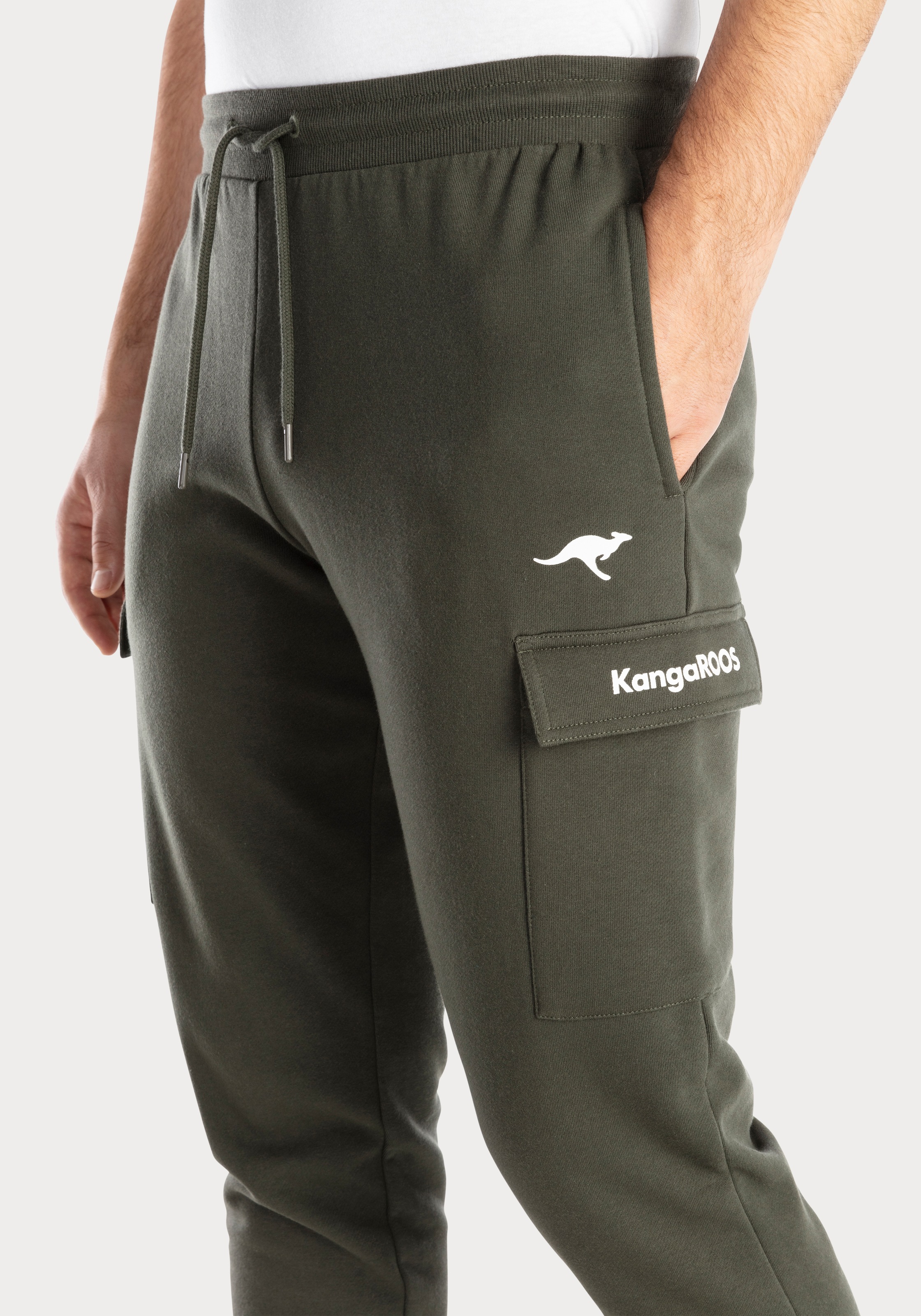 Thumbnail - KangaROOS Sweathose Jogginghose mit Kordel, Relaxhose leichte Sweat-Qualtität