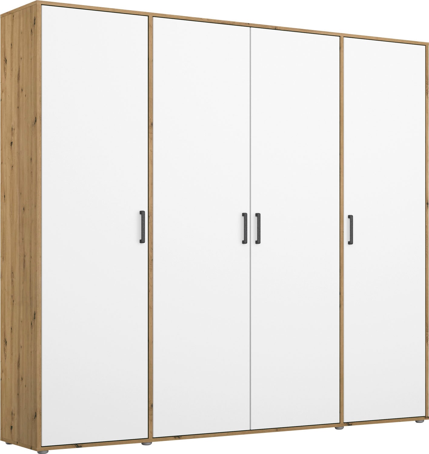 rauch Kleiderschrank "VOYAGER Garderobe Wäscheschrank Schlafzimmer" in 3 verschiedenen Ausstattungen BASIC/CLASSIC/PREMIUM, mit 2 modernen Griffvarianten, viel Stauraum MADE IN GERMANY