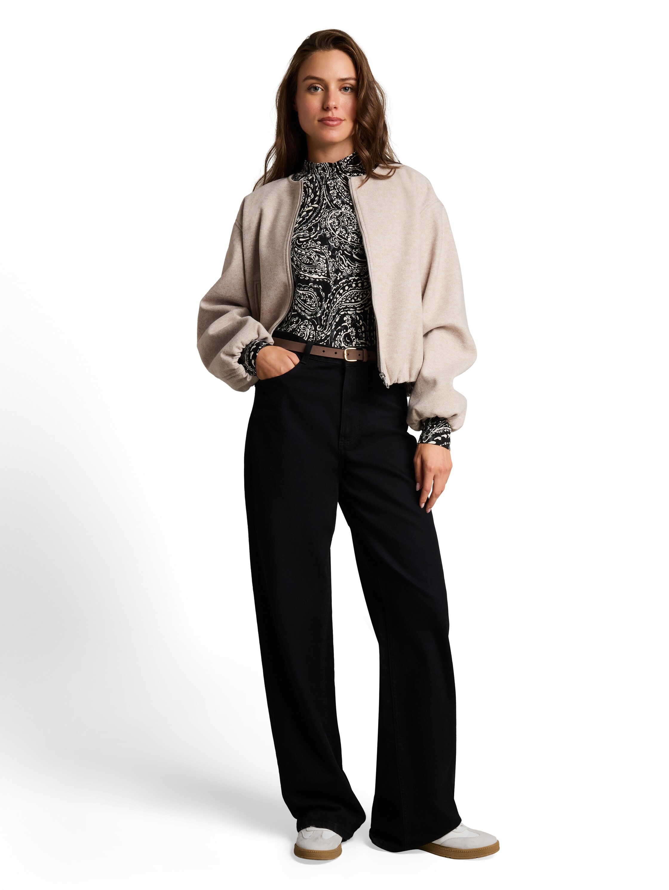 TOM TAILOR Langarmshirt »Fied« mit All-Over Print