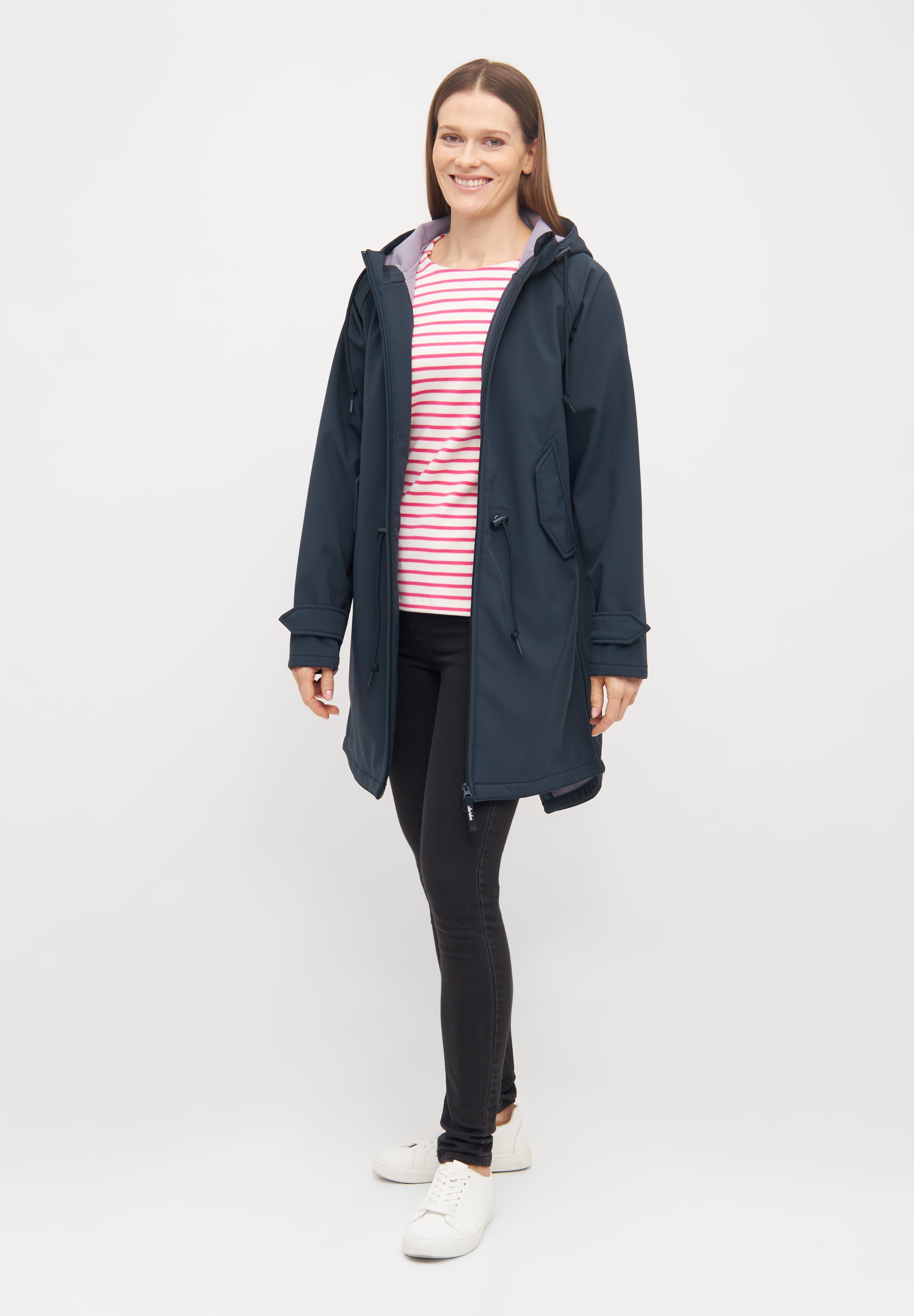 Derbe Softshelljacke »Island Friese«, wasserabweisend, winddicht, Kapuze