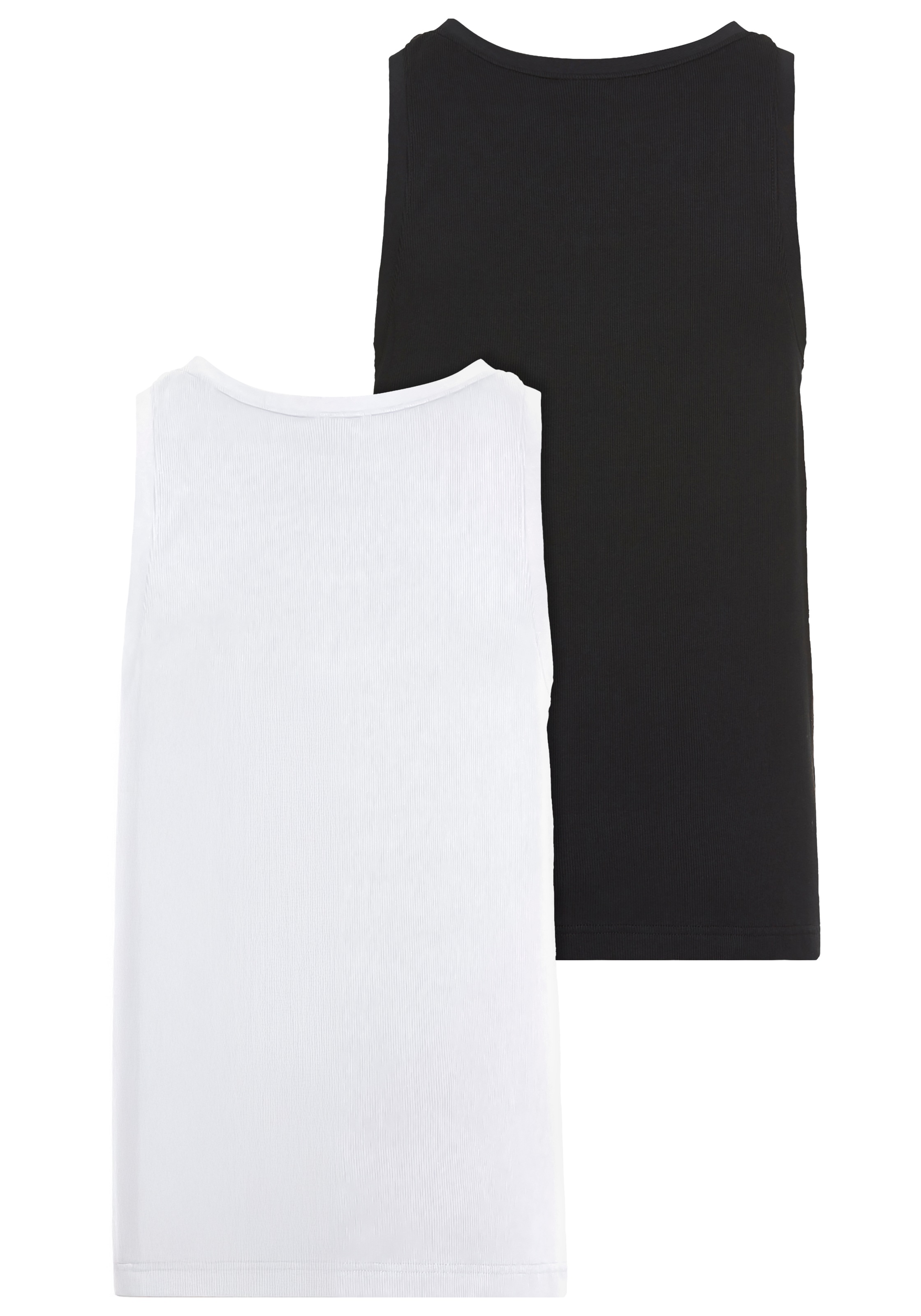Bruno Banani Muscleshirt, (2-er Pack), in Rippenqualität