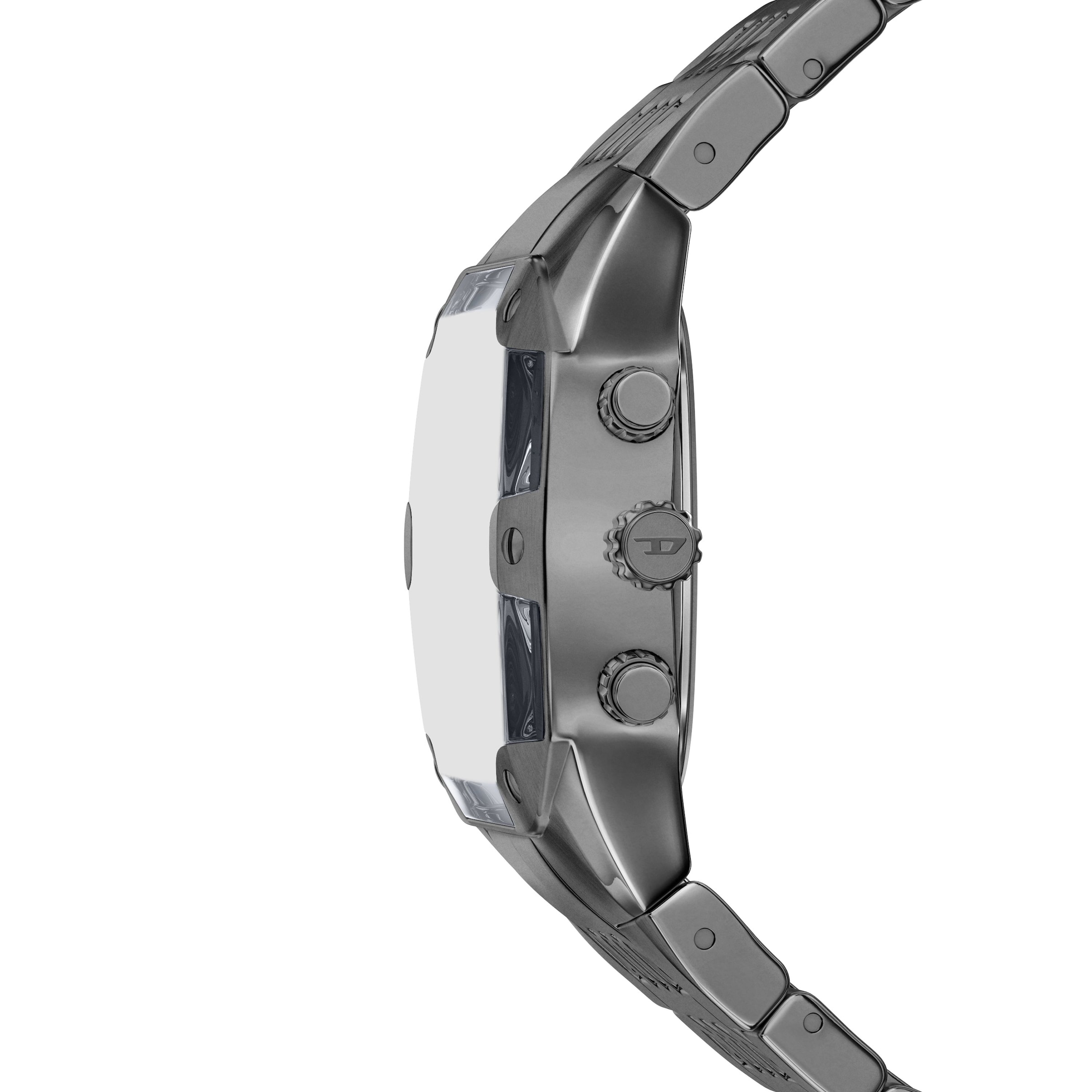 Diesel Chronograph »Spiked Cushion« Quarzuhr, Armbanduhr, Edelstahlarmband, analog, Stoppfunktion