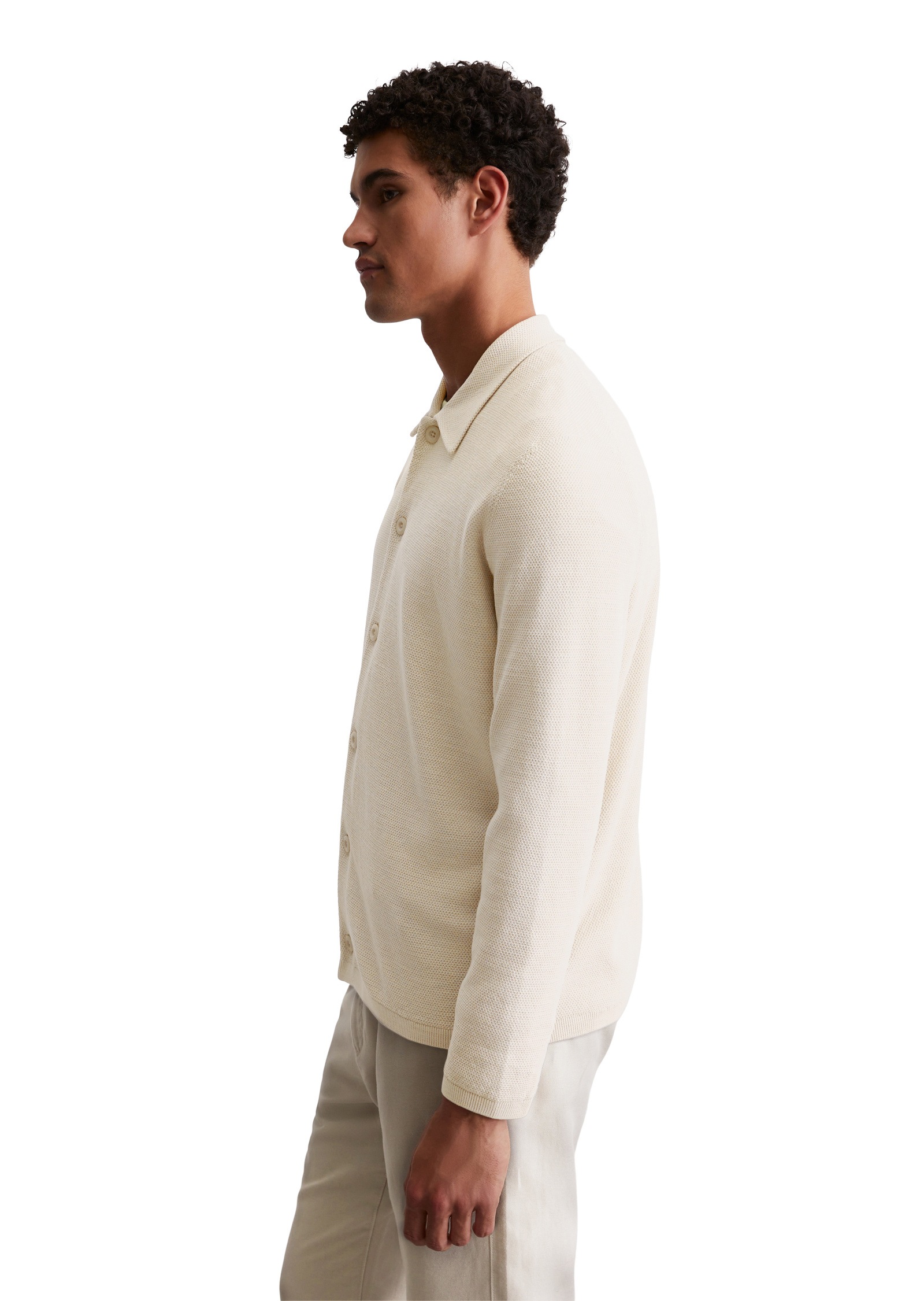 Marc O'Polo Cardigan »mit feiner Piqué-Struktur«