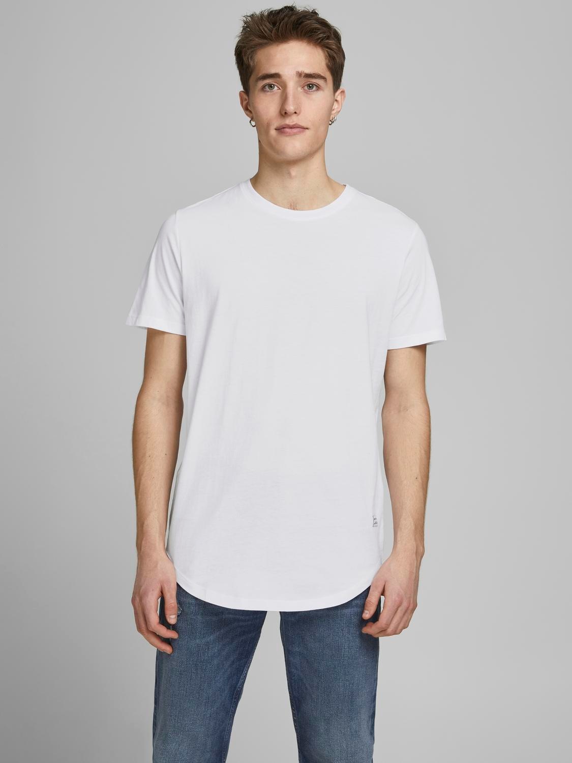 Jack & Jones T-Shirt "JJENOA TEE SS CREW NECK 5PK MP NOOS" Packung, 5er-Pac günstig online kaufen