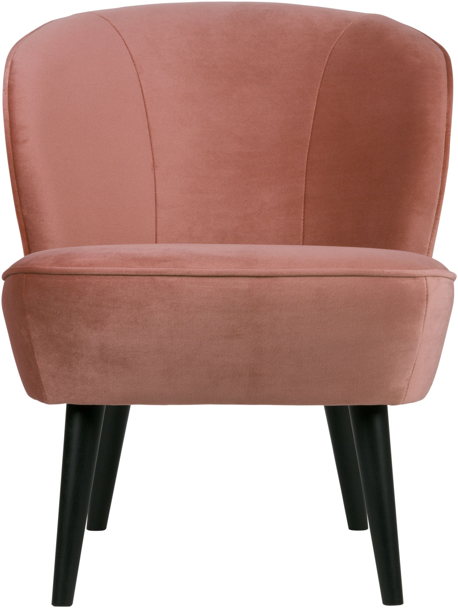 WOOOD Sessel »Sara«, weich gepolstert, 4-Fuß Gestell, H 71 cm x B 59 cm