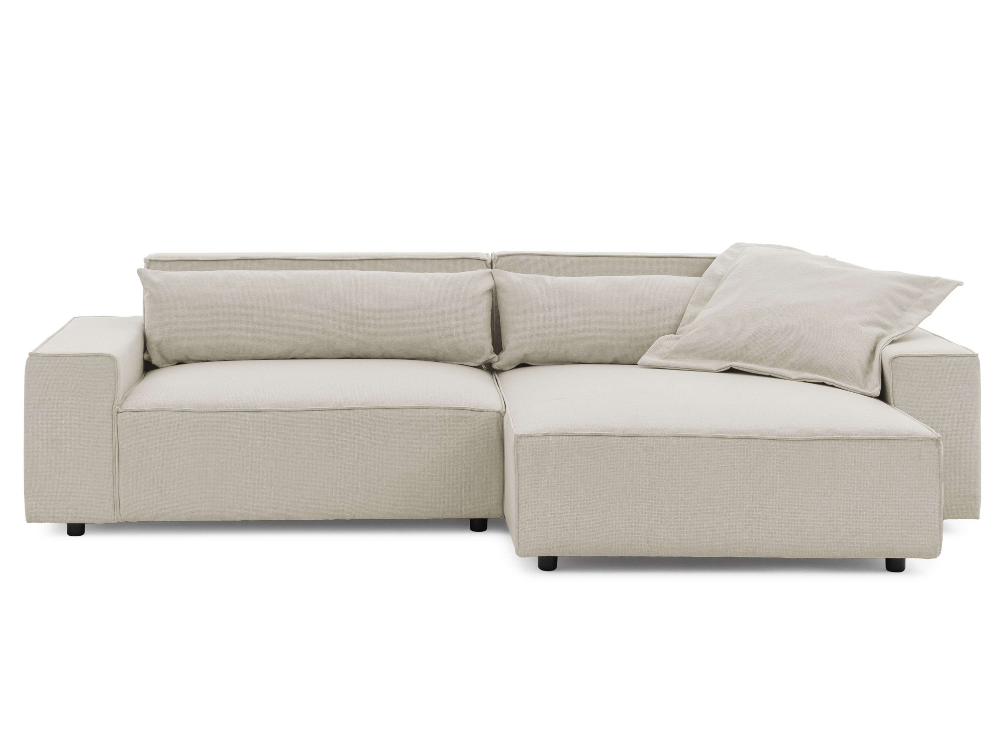 OTTO home Ecksofa "KINLEE Design-Sofa mit Recamiere rechts/links, Maße B/T/ günstig online kaufen