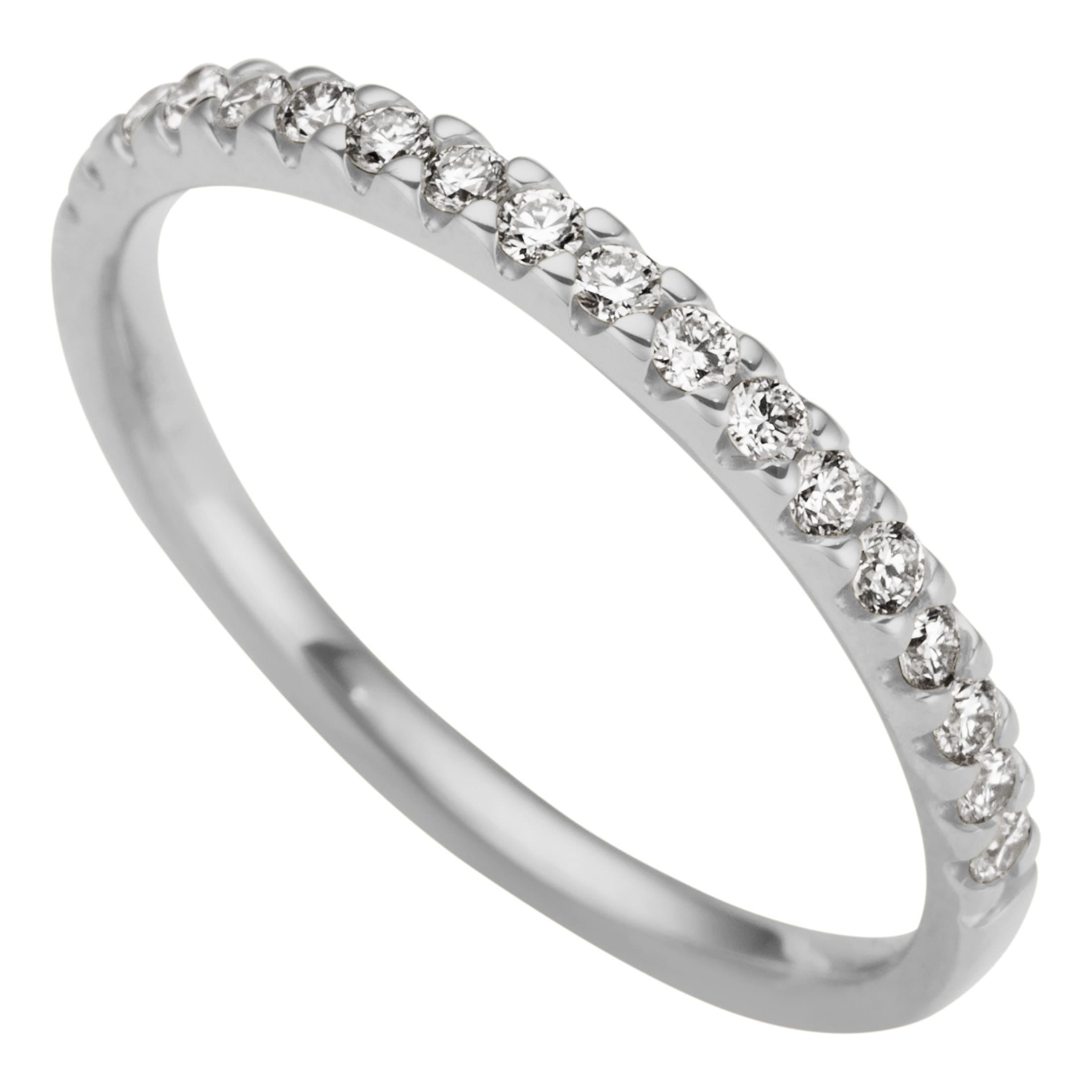 Firetti Gold Ring White Gold Size 18