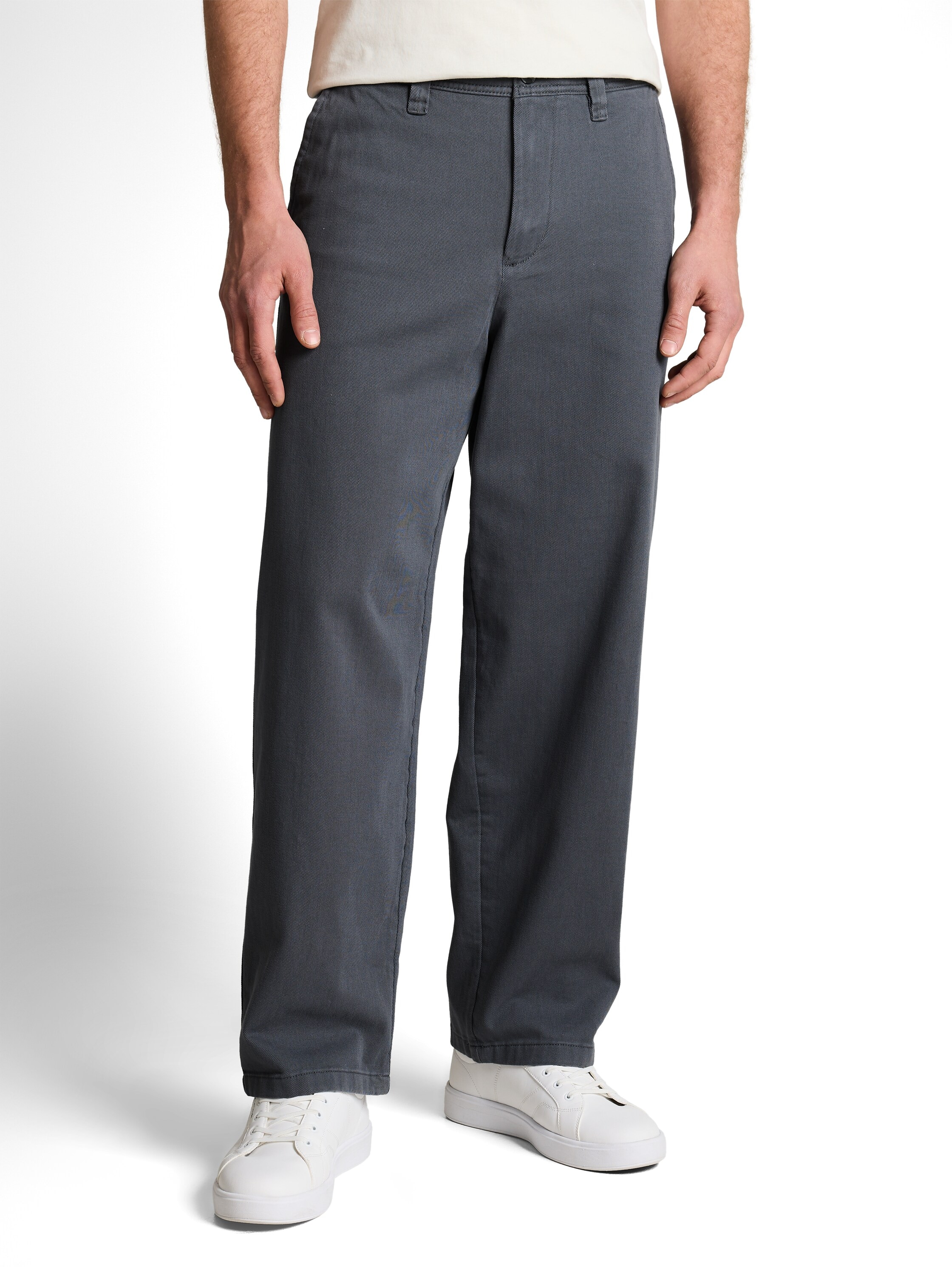 TOM TAILOR Denim Chinohose aus Baumwolle und im Loose Fit günstig online kaufen