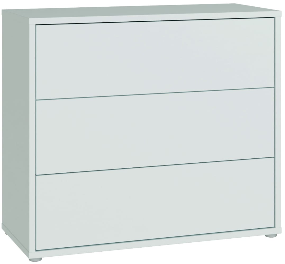 FORTE Kommode "Alice Springs, Kommode, 3 Schubkästen B/H/T 94,8/83,1/41,5" Schubkästen mit Vollauszug, grifflos,Push to open