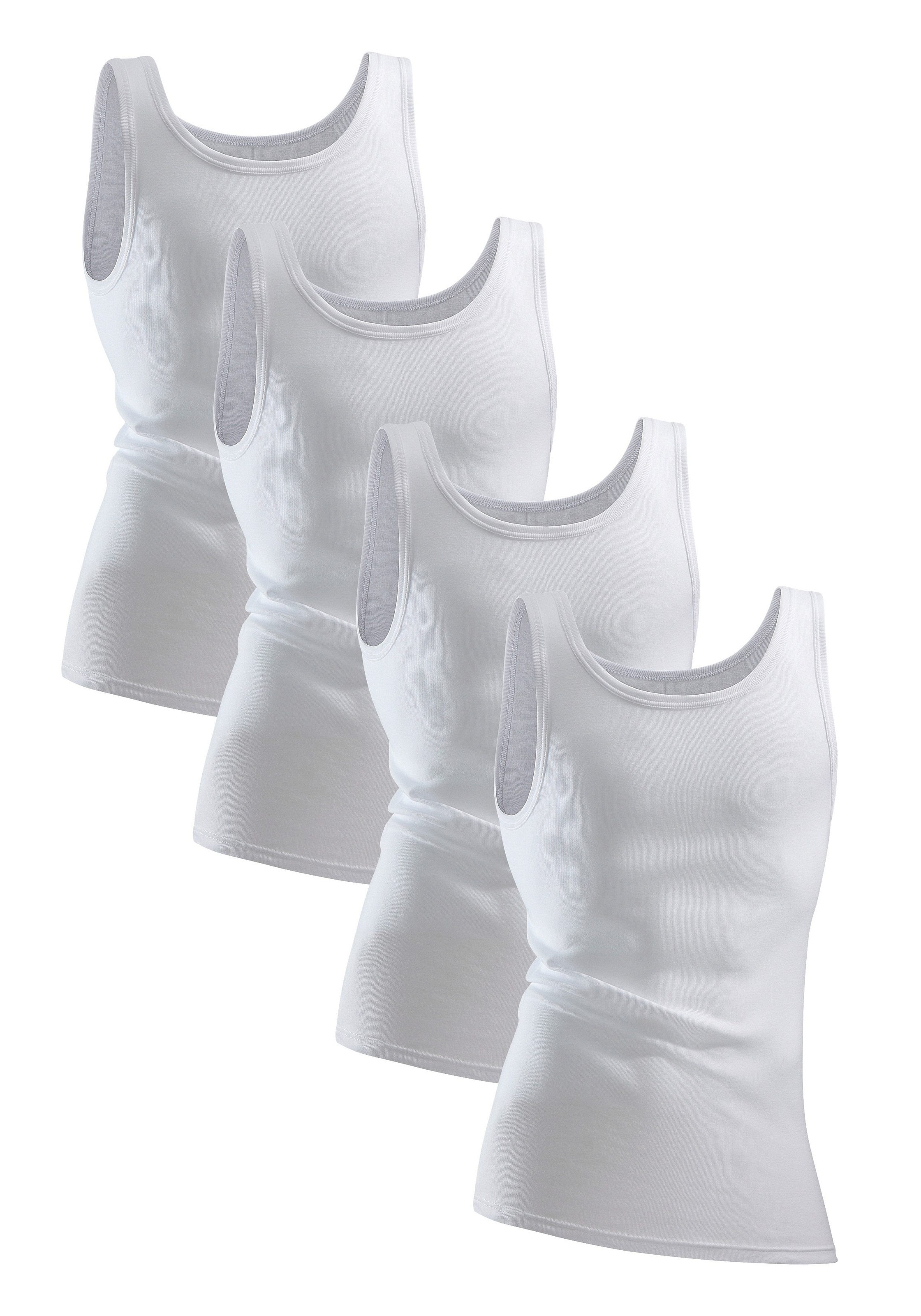 Thumbnail - Clipper Unterhemd 4 Stk. aus Feinripp