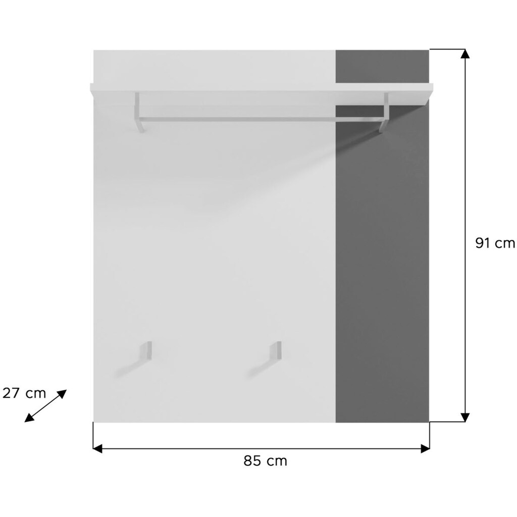 INOSIGN Garderoben-Set »Gravit«, (4 St.)