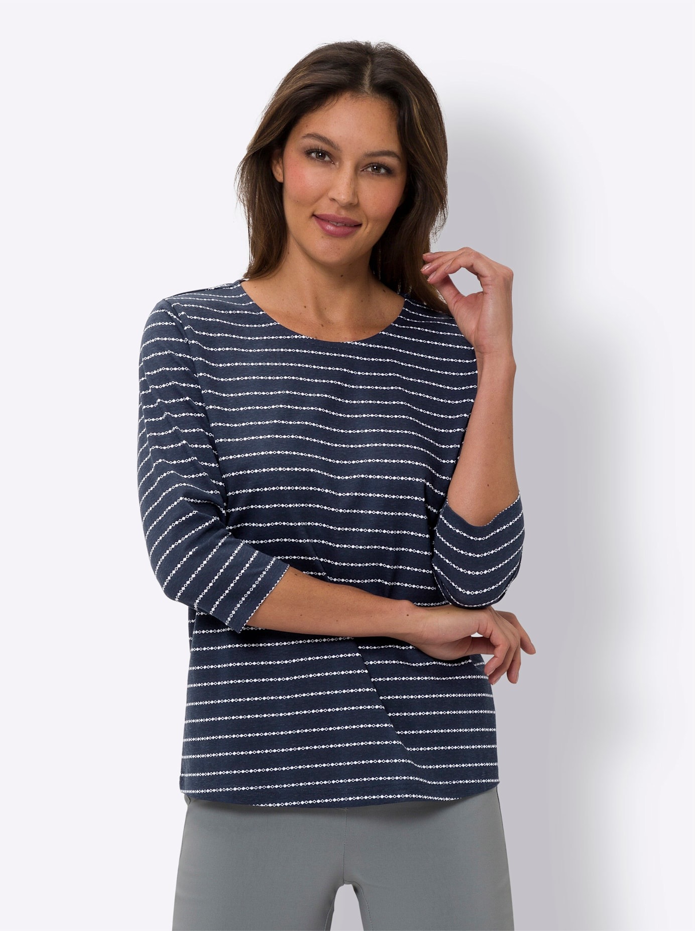 Classic Basics Rundhalsshirt "Rundhals-Shirt" 1 Stk. tlg. günstig online kaufen