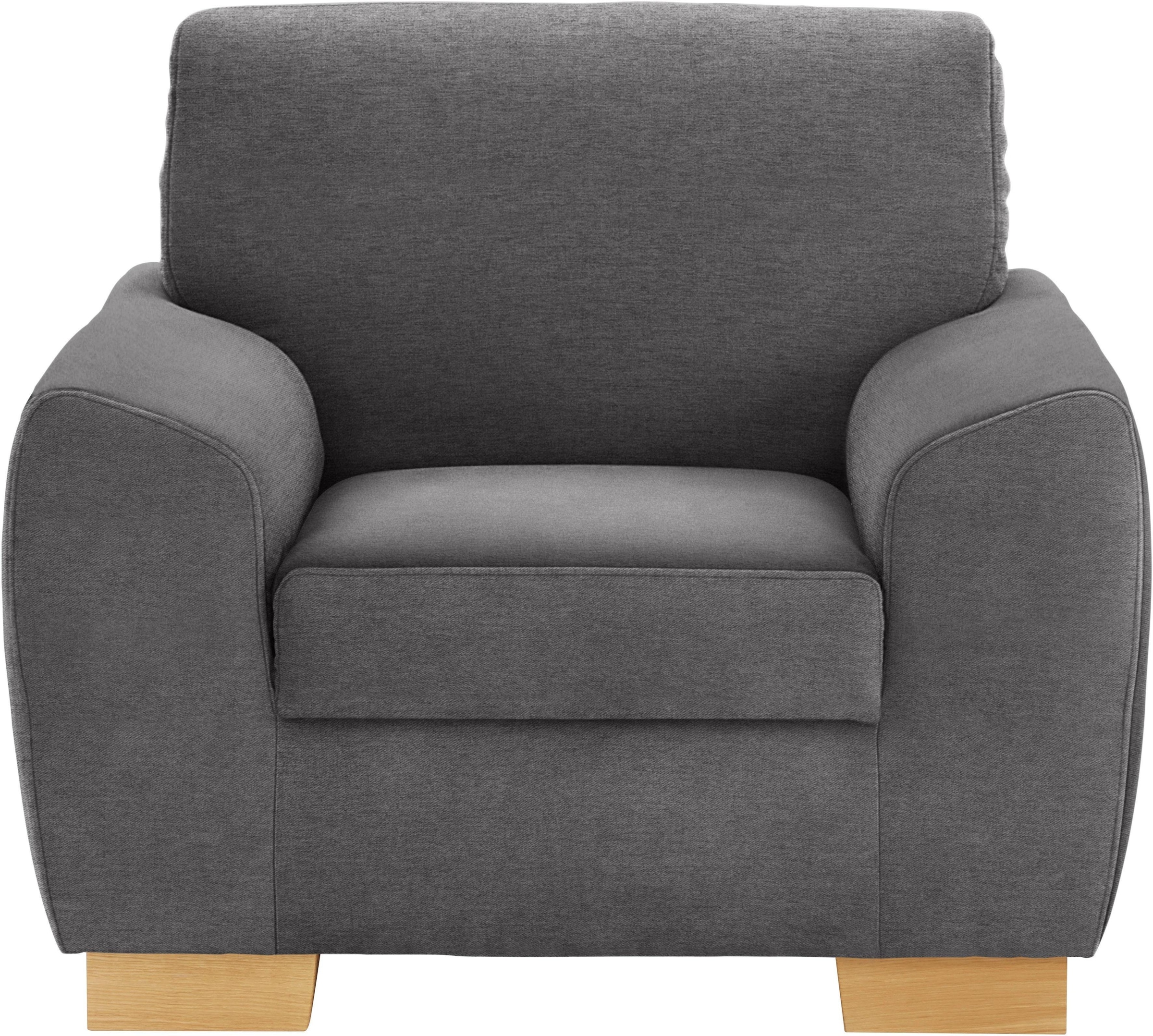 DOMO collection Sessel "Incanto, kubische Formensprache, komfortabel, flach günstig online kaufen
