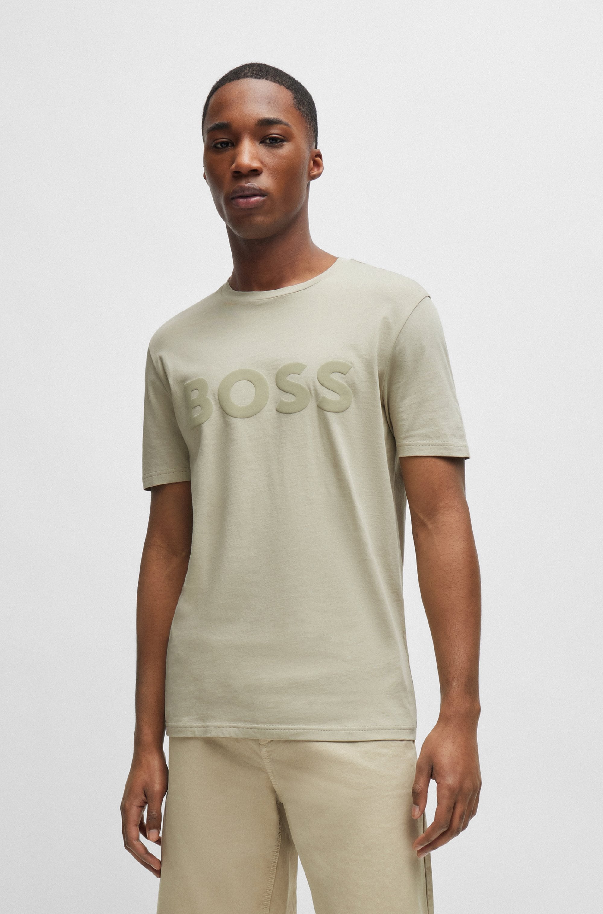 BOSS ORANGE T-Shirt »Thinking 1«, (1 tlg.), mit Logodruck