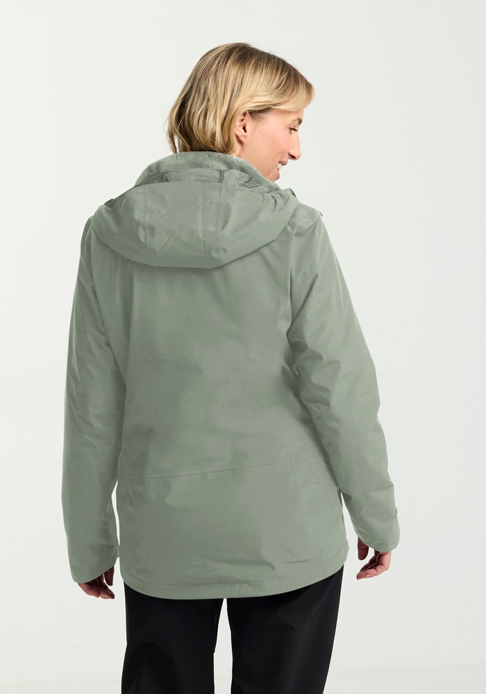 Jack Wolfskin 3-in-1-Funktionsjacke »MOONRISE 3IN1 JKT W«, mit Kapuze