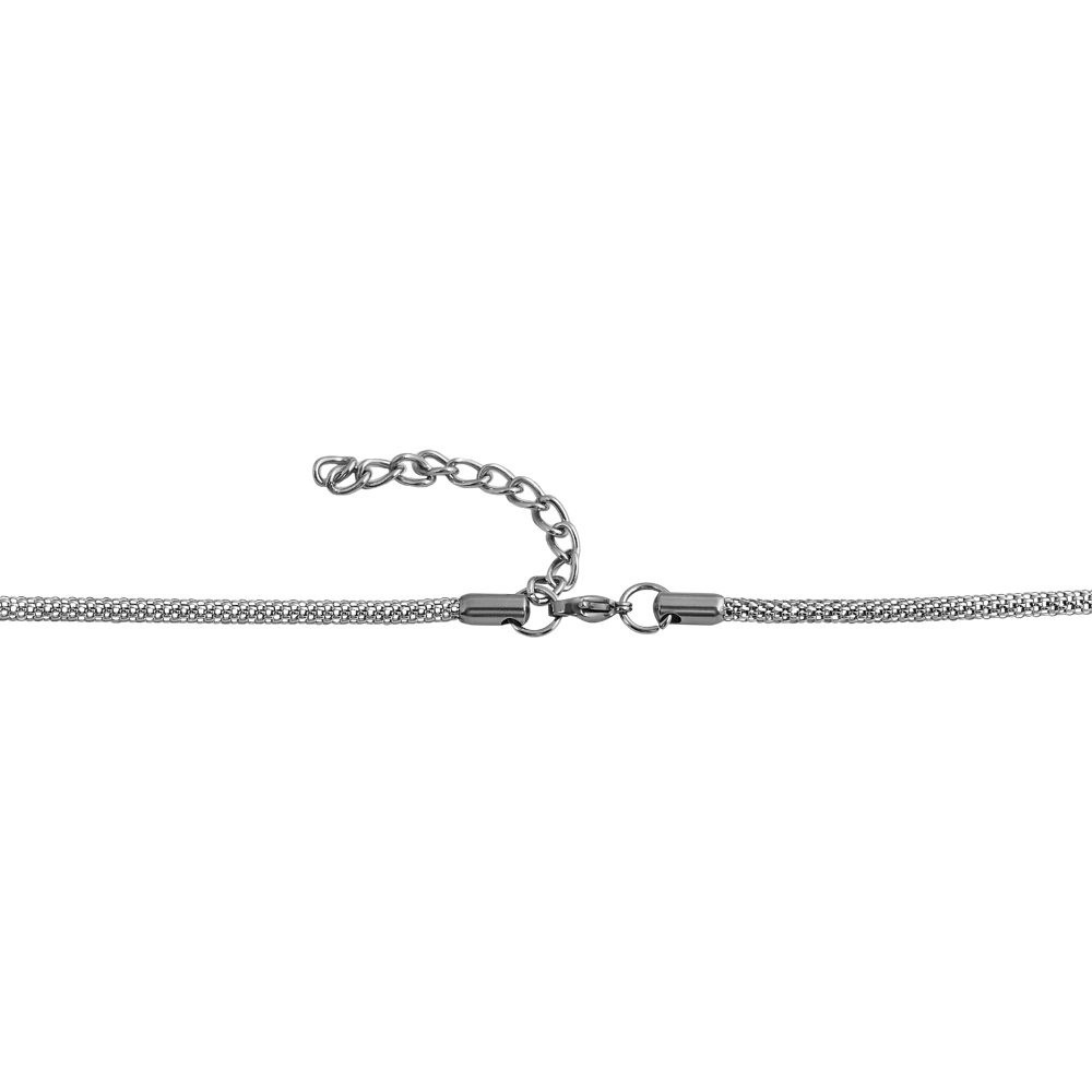 Kette ohne Anhänger ADELIA´S "Damen Halskette – Schlangenkette aus Edelstahl 80 cm", silber, Halsketten, Damen, 80cm, Edelstahl, Ideal als Geschenk – dezent und elegant 2