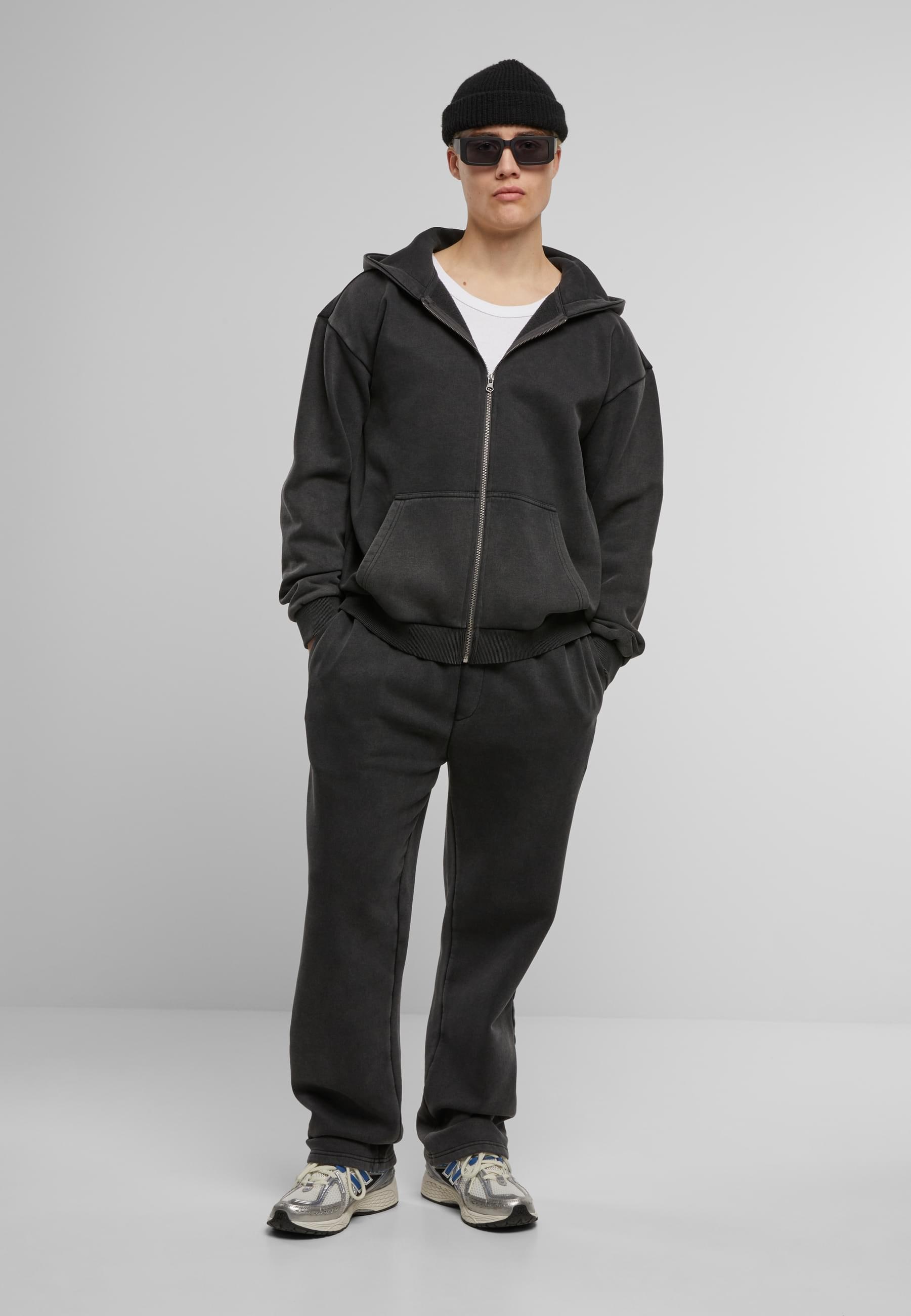 URBAN CLASSICS Sweatjacke »Urban Classics Vintage Heavy Zip Hoodie«