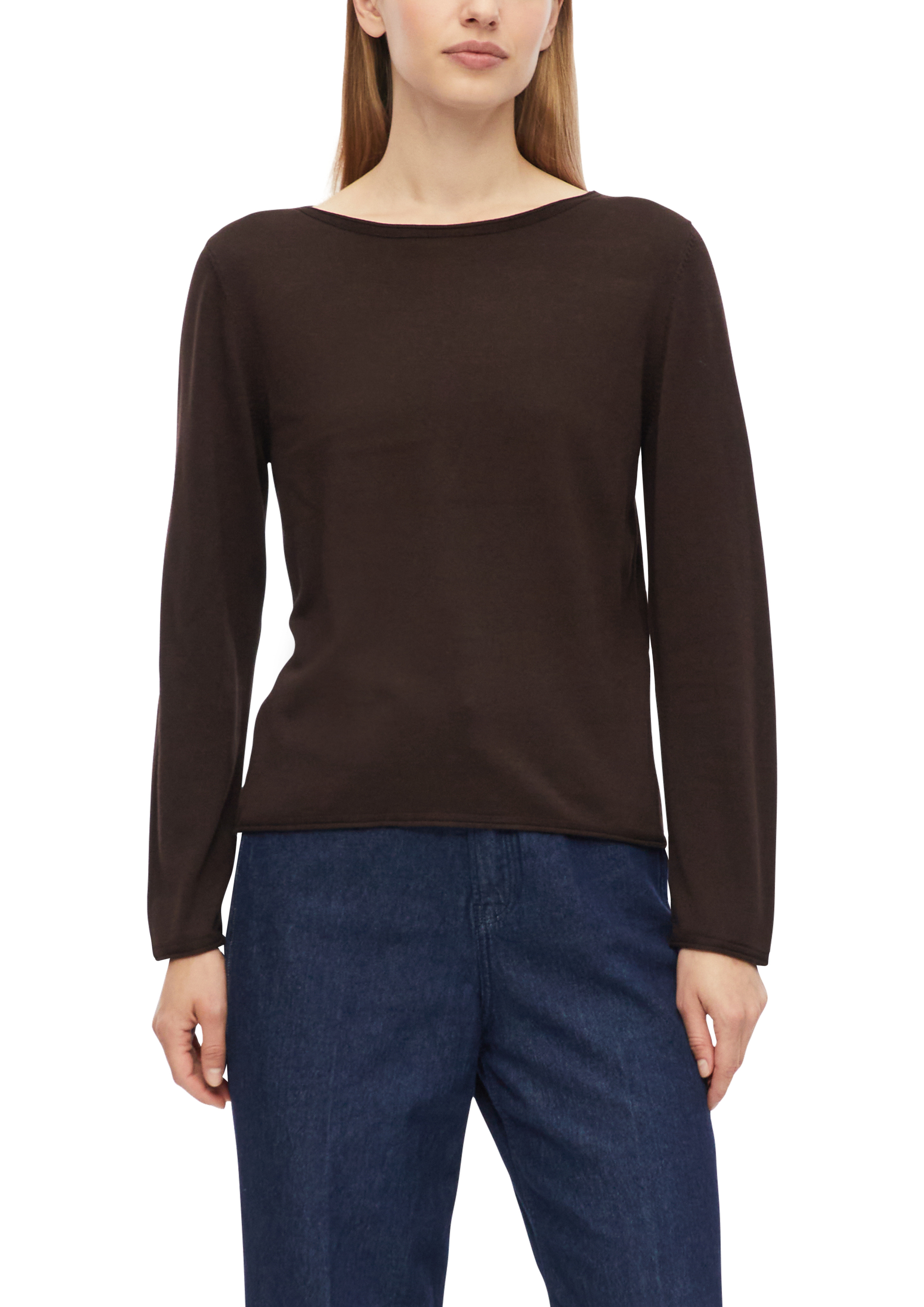 s.Oliver Strickpullover mit U-Boot-Ausschnitt
