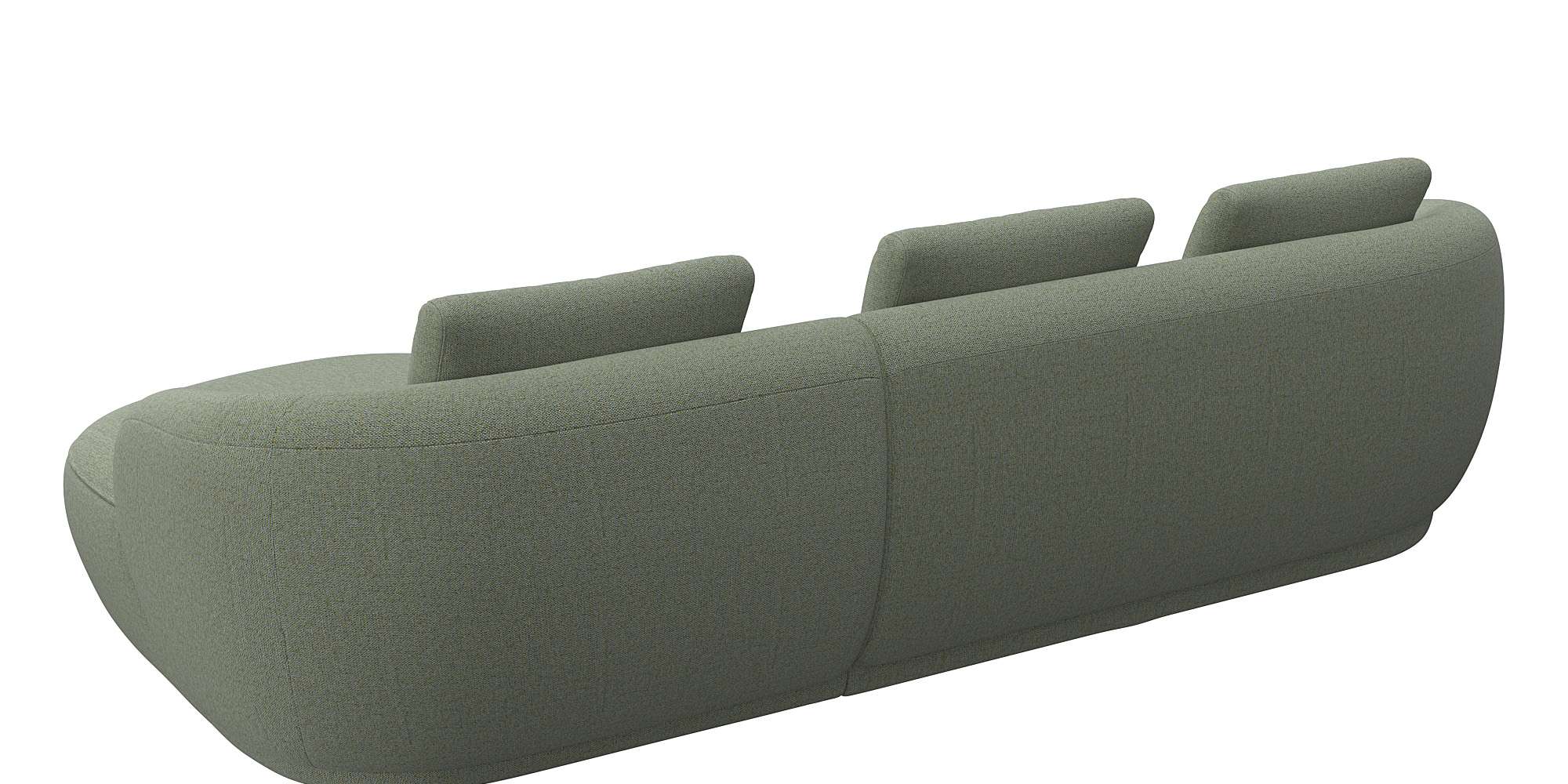 Thumbnail - FLEXLUX Wohnlandschaft "Torino, rund, L-Form, Sofa-Ecke mit Recamiere, Longchair-Sofa", Modernes, organisches Sofa-Desig...