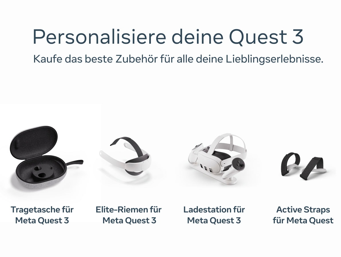 Meta Controller »Quest 3 Elite-Riemen mit Akku (Elite Strap with Battery)«