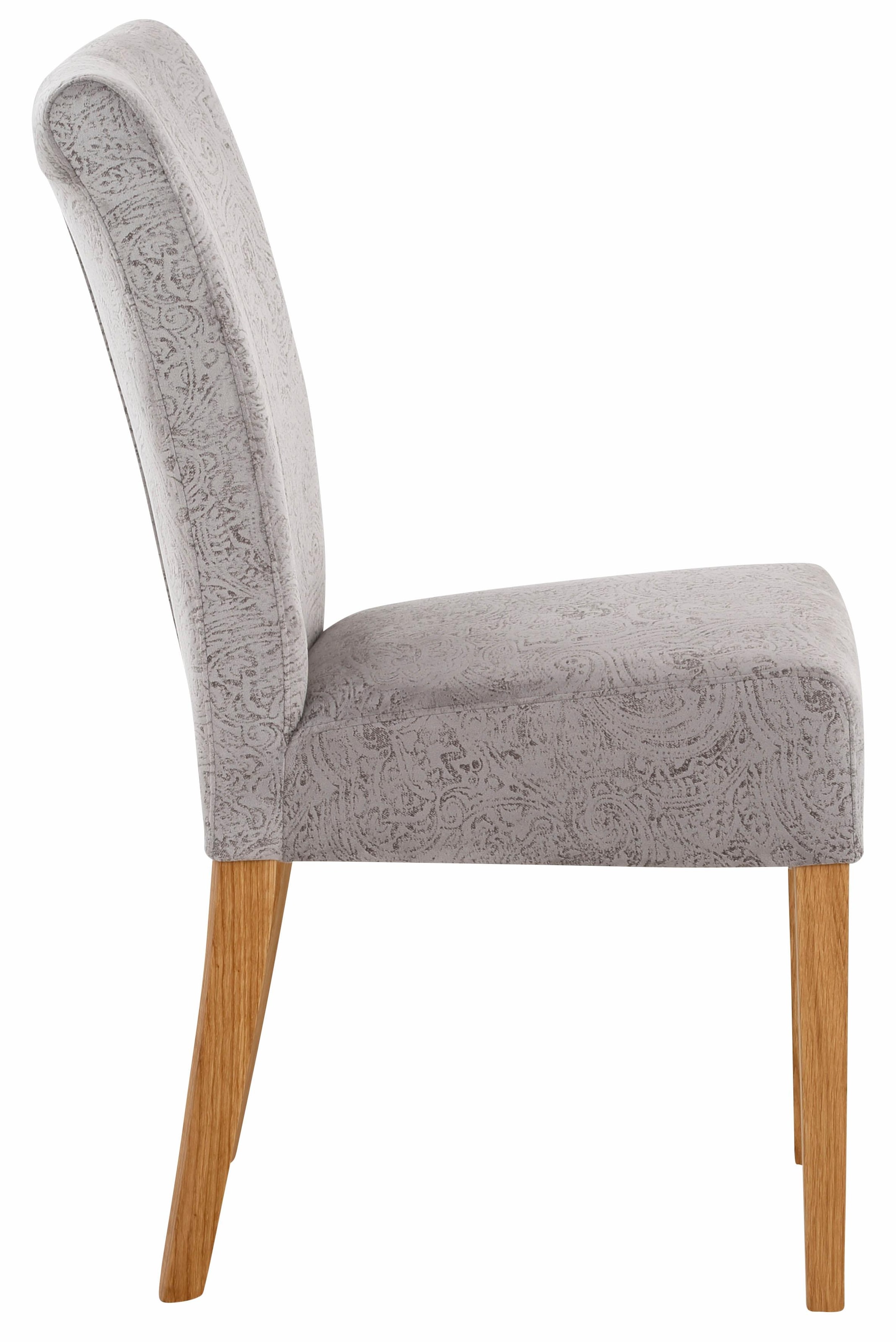 Home affaire Esszimmerstuhl »Queen Polsterstuhl BESTSELLER«, (Set), 6 St., Luxus-Microfaser, verschiedene Bezüge, Gestell Massivholz