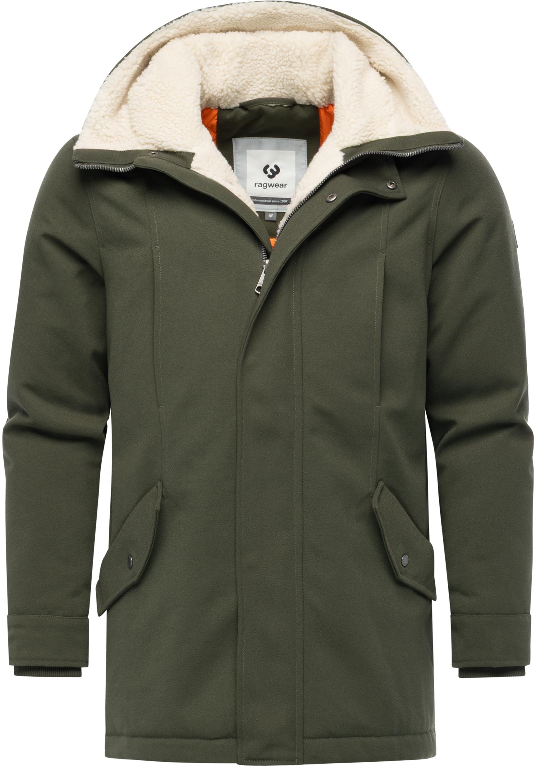 Ragwear Kurzmantel »Mr Cany YOUMODO« Wasserdichter Herren Wintermantel mit Kapuze