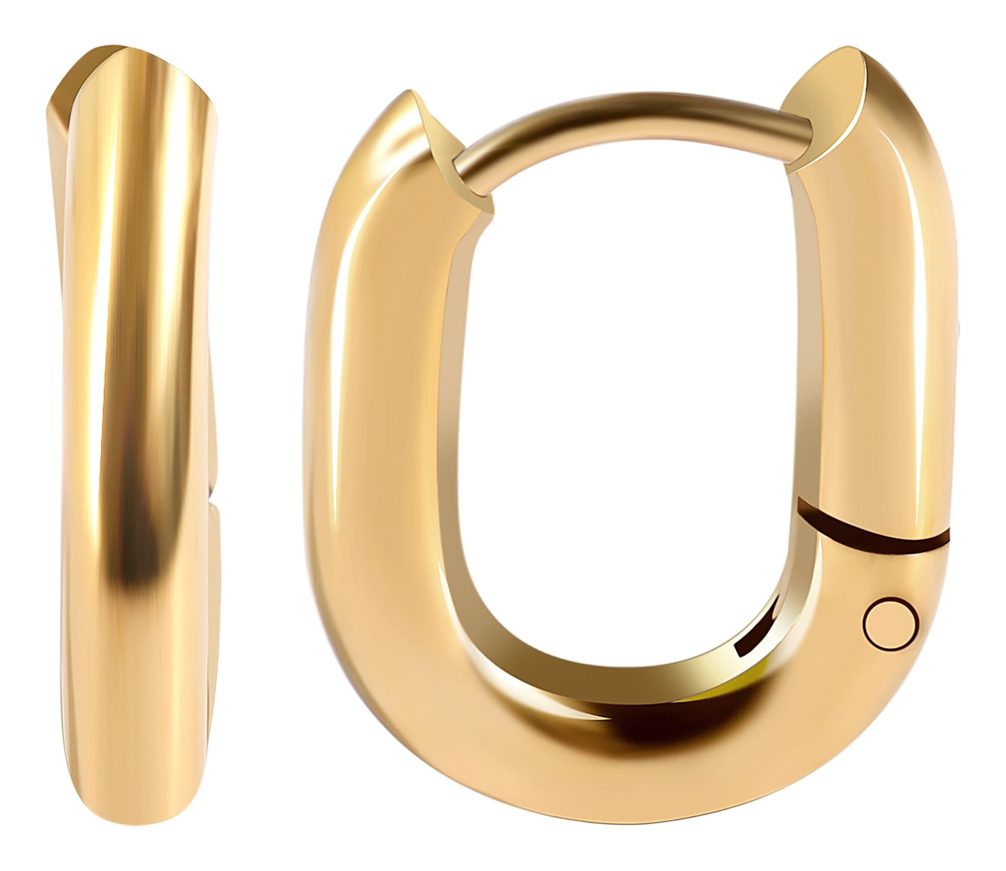 Adelia´s Paar Creolen "Damen Ohrringe – Creole aus Edelstahl" Ideal zum Ver günstig online kaufen