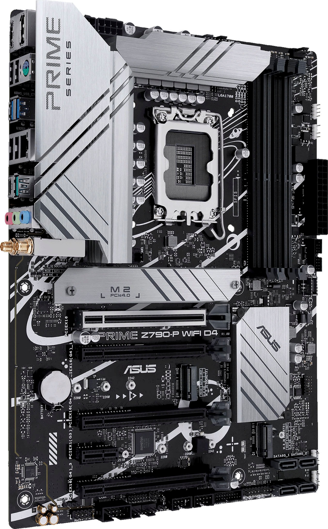 Asus Mainboard »PRIME Z790-P WIFI D4«, CIe 5.0, DDR4 Speicher, 3x M.2, WiFI 6, HDMI, DisplayPort
