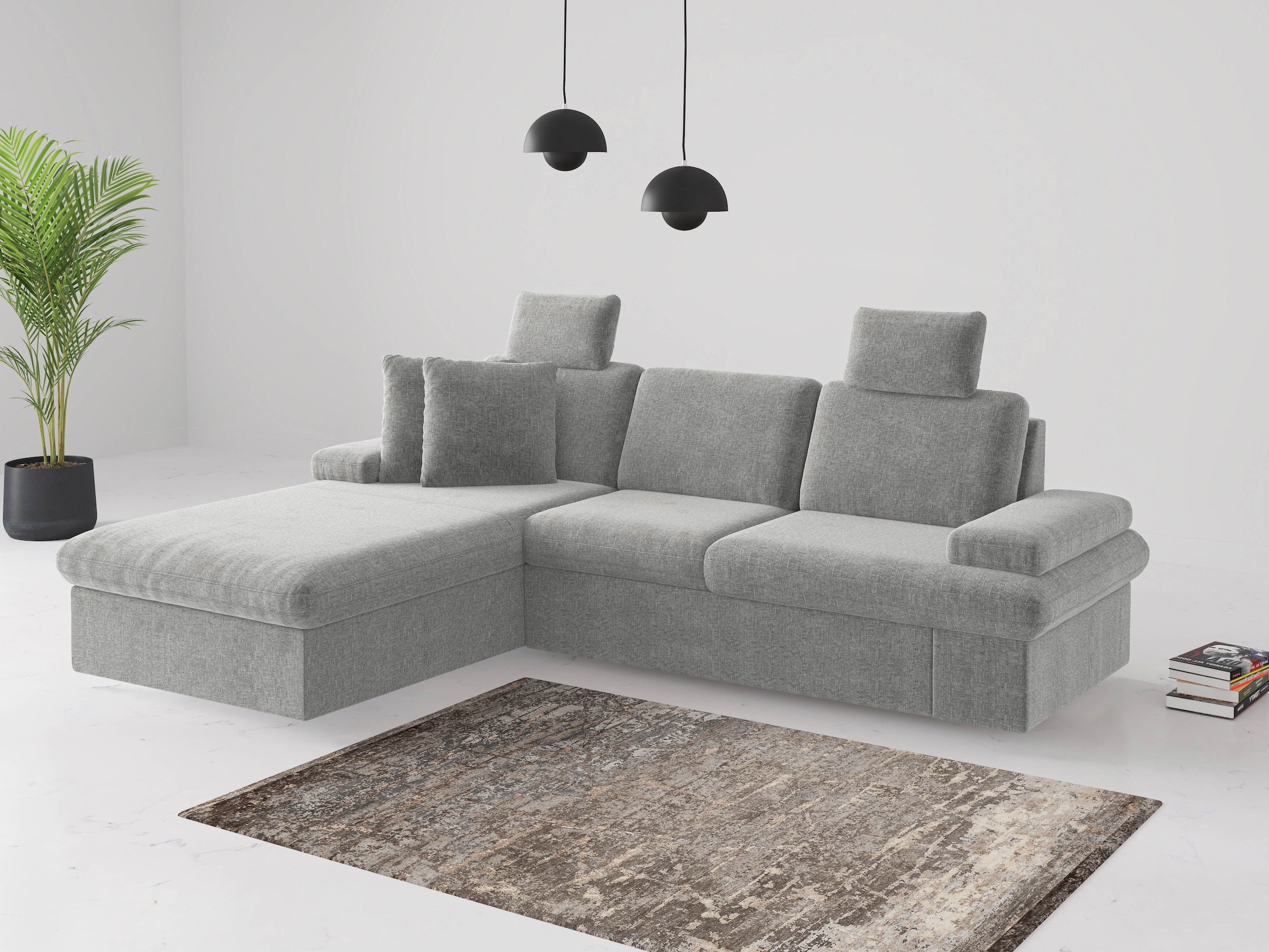 sit&more Ecksofa "Moreno", mit Armteilverstellung,wahlweise mit Bettfunktio günstig online kaufen