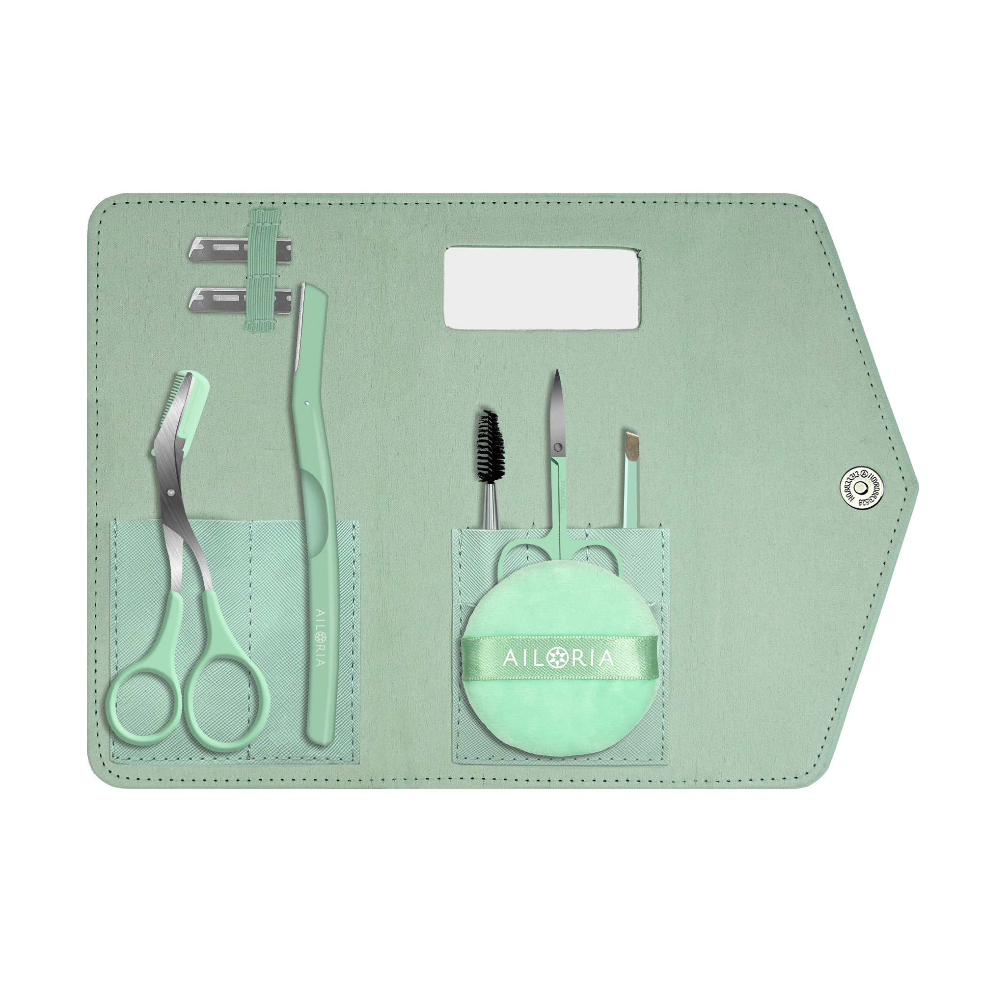 AILORIA Augenbrauenrasierer »Augenbrauen- und Gesichtspflege-Set VISAGIQUE«