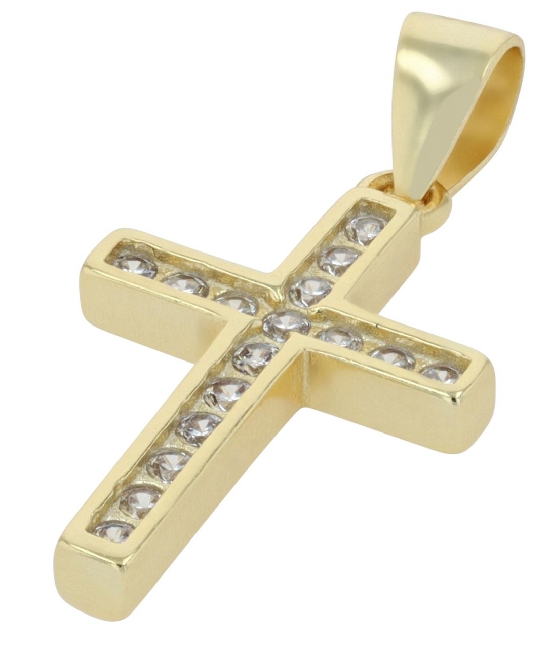 Adelia´s Kettenanhänger »Neuheit 2025 - modischer Kreuz Anhänger aus 925 Sterling Silber«