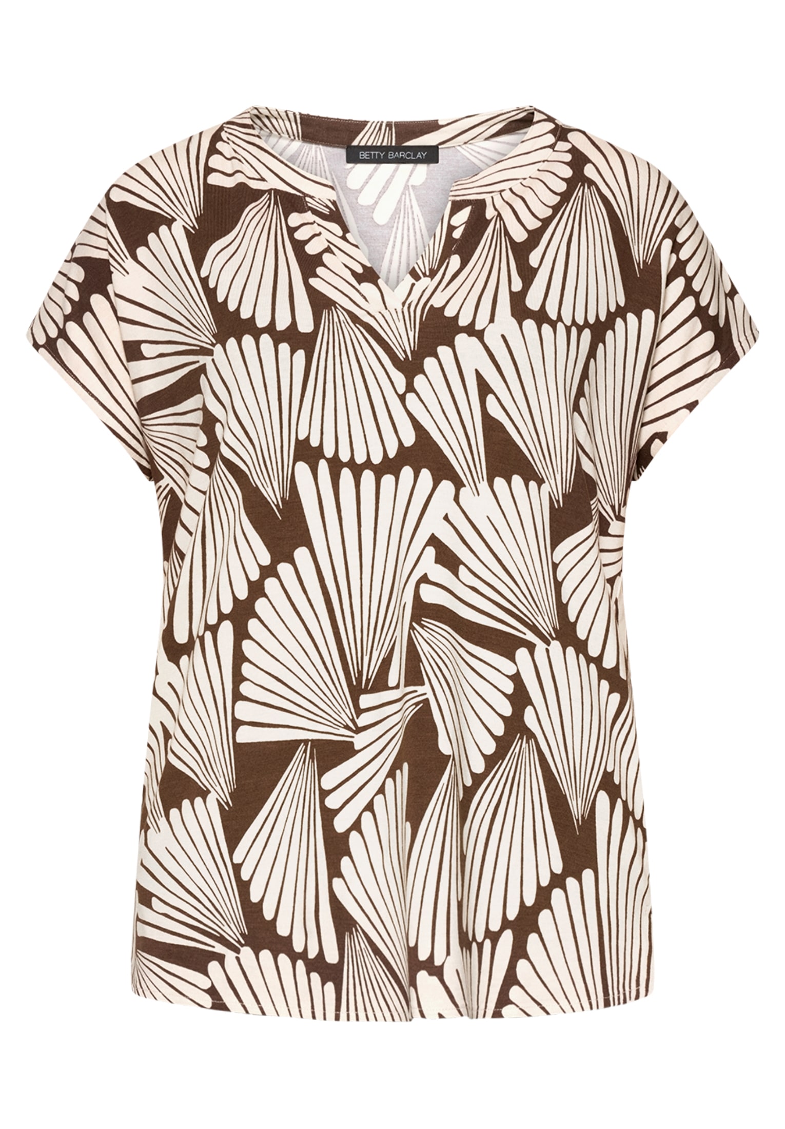 Betty Barclay Kurzarmshirt »Damen mit V-Ausschnitt« 1