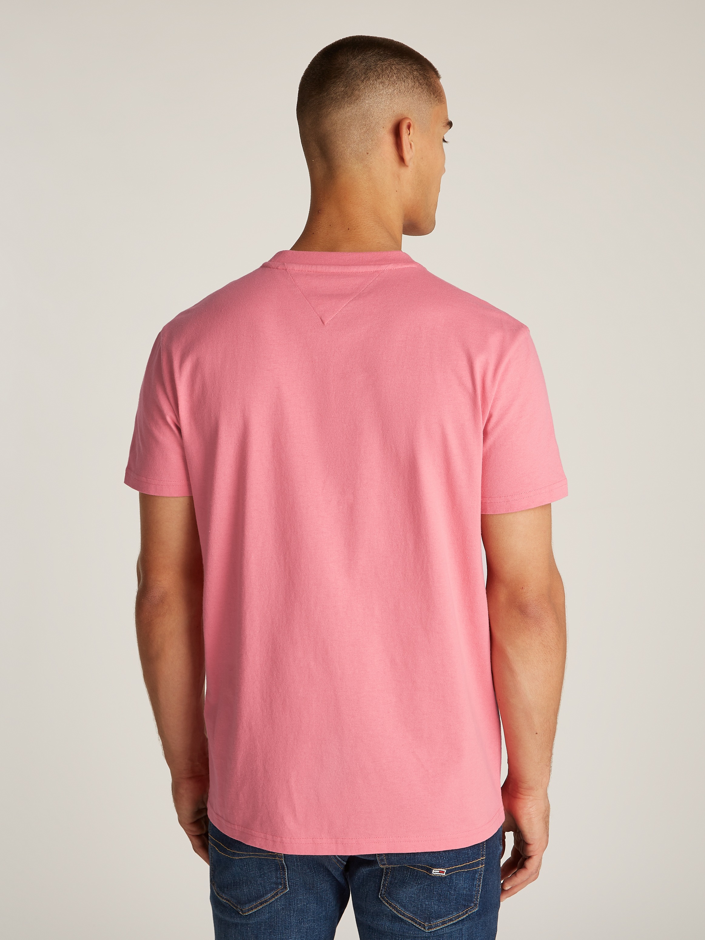 Tommy Jeans T-Shirt »TJM REG SIGNATURE TEE EXT«, in Unifarbe