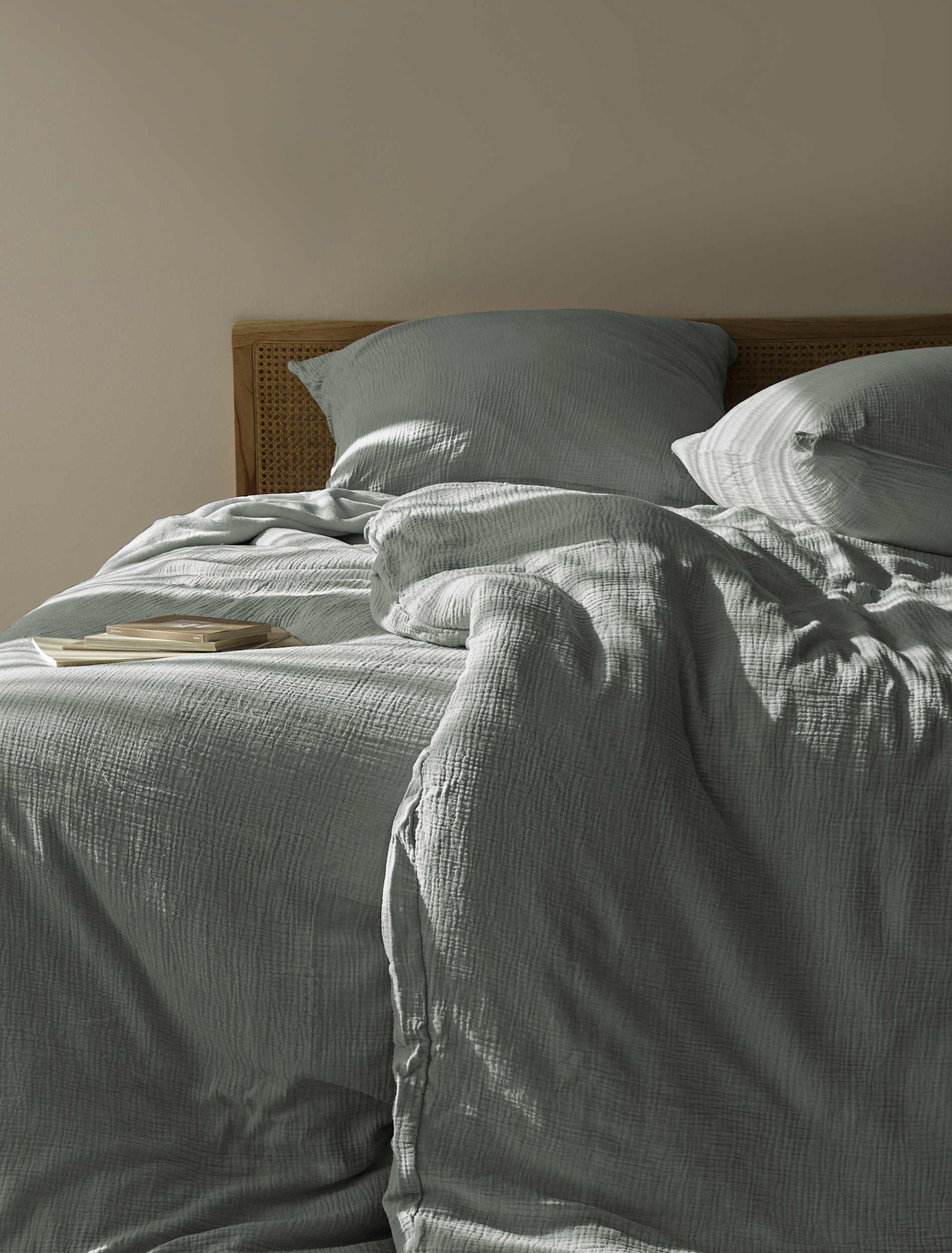 BIERBAUM Bettwäsche "4129" 1 Stk. Musselin, 100 % Baumwolle, pflegeleicht, günstig online kaufen