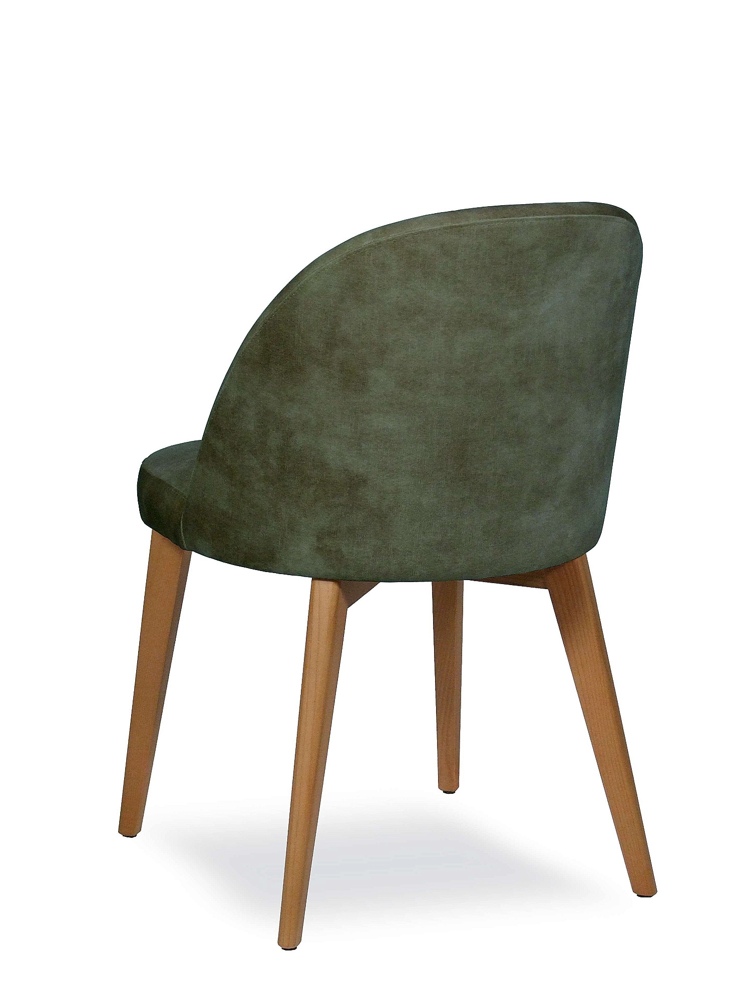 Home affaire 4-Fußstuhl »NUVOLA Stuhl,Armstuhl,Made in Italy,Massivholz,Samt,24 Farbvarianten« () 1 Stk.Esszimmerstuhl,schmutzabweisender Velours mit Wolkeneffekt