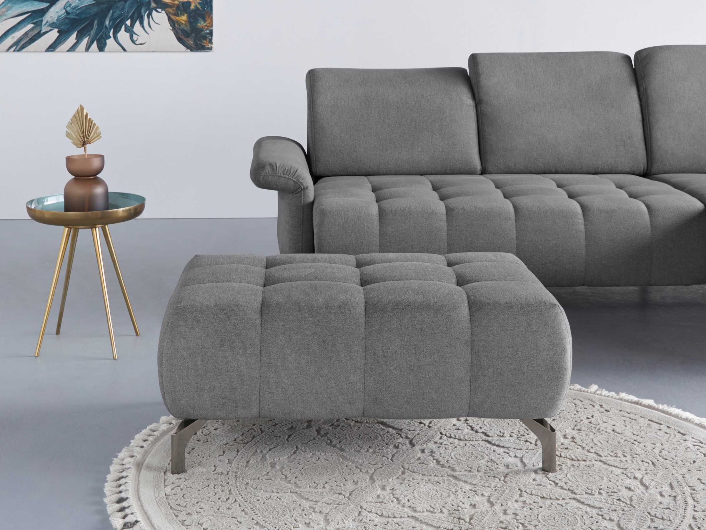 INOSIGN Polsterhocker "Fresh", passend zum Ecksofa "Fresh", auch in Bezug Olympia EASY CLEAN