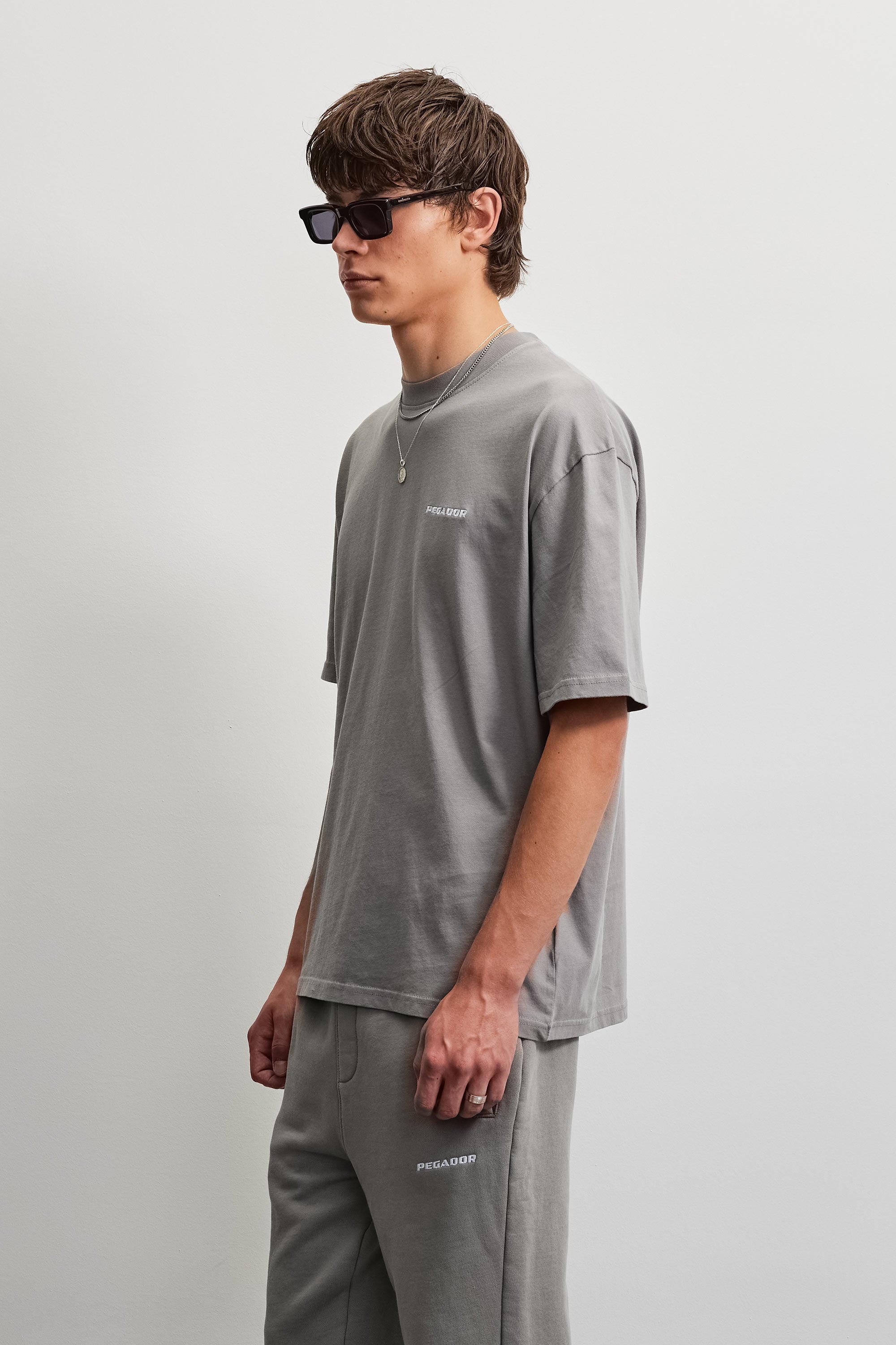 PEGADOR T-Shirt »LOGO OVERSIZED TEE« Baumwolle, oversize