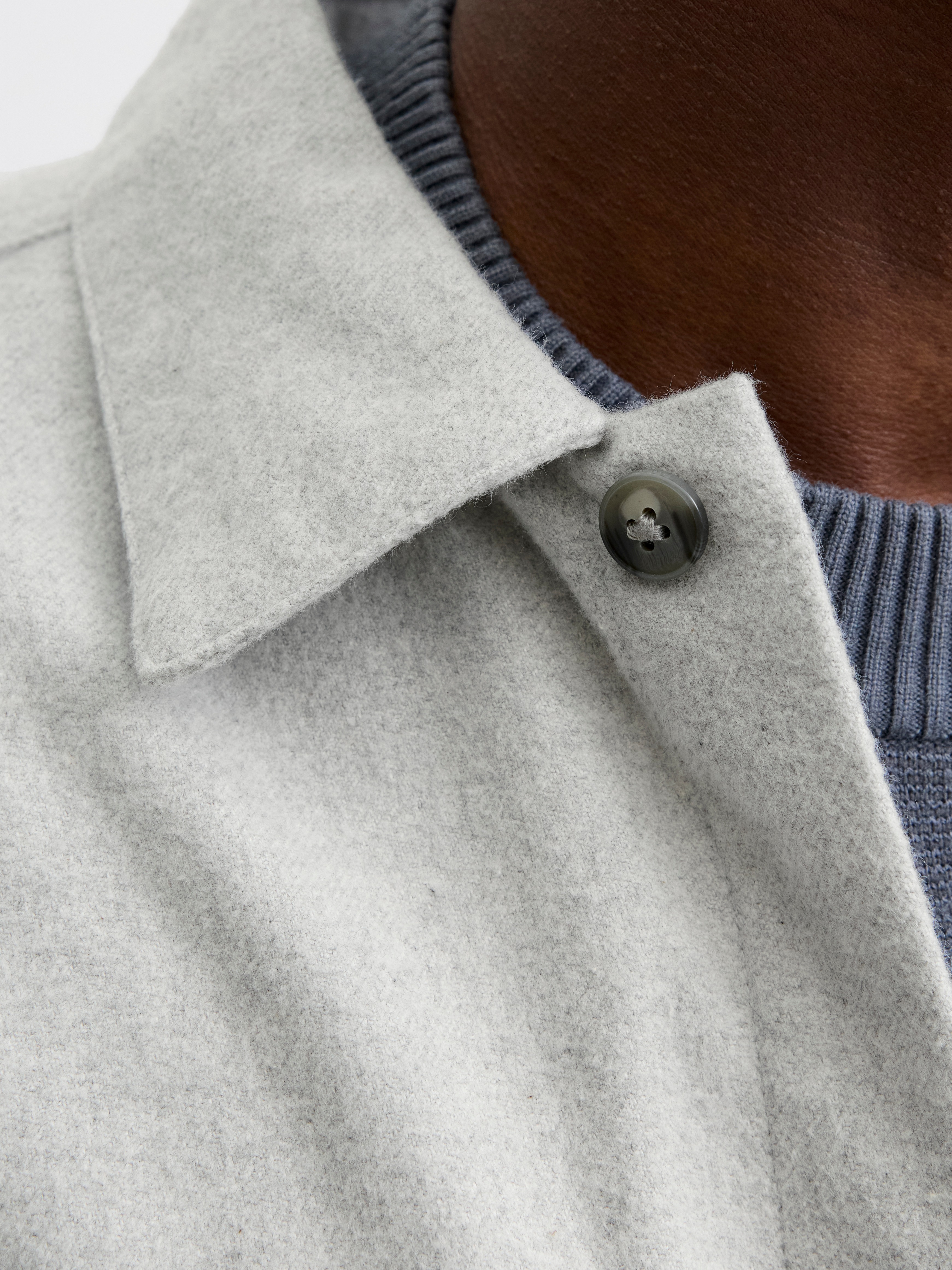 Thumbnail - Jack & Jones Langarmhemd "JJEPERFECT MELANGE OVERSHIRT LS SN"