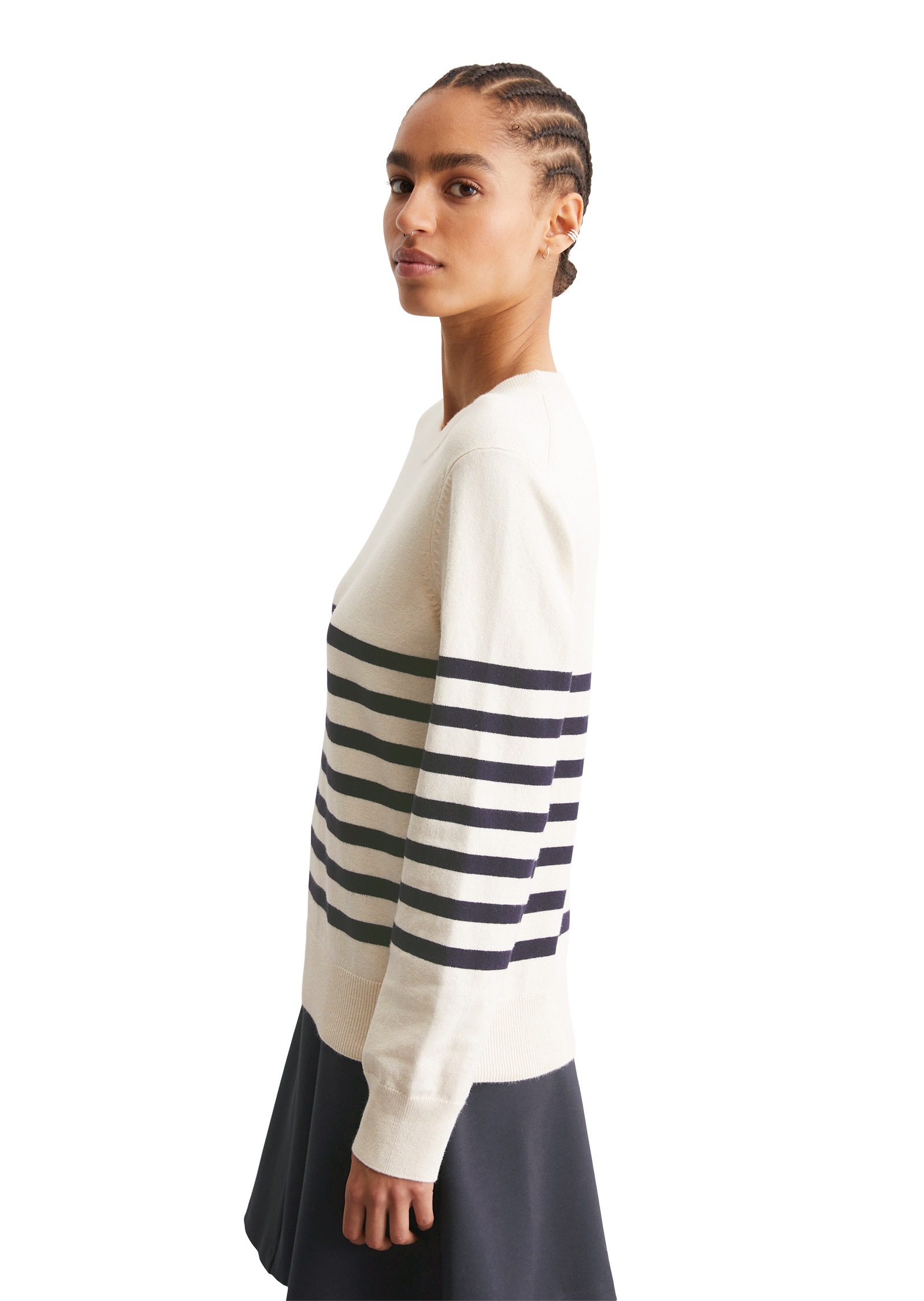 Marc O'Polo DENIM Strickpullover »aus Soft Cotton Stretch«