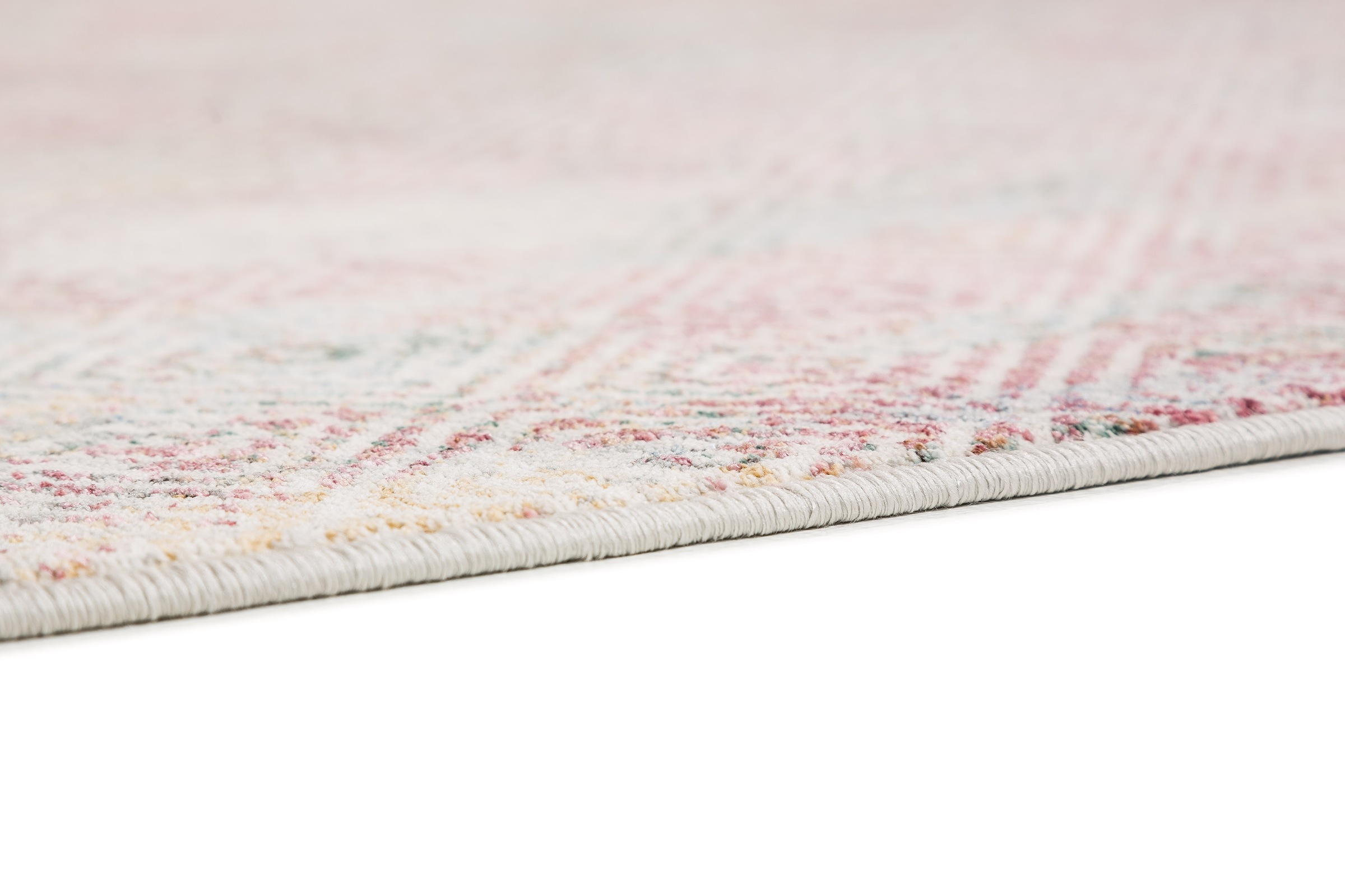 SCHÖNER WOHNEN-Kollektion Teppich »Charme 242«, rechteckig, 6 mm Höhe, leichter Kurzflor, Fransen, Wohnzimmer, Schöner Wohnen Kollektion