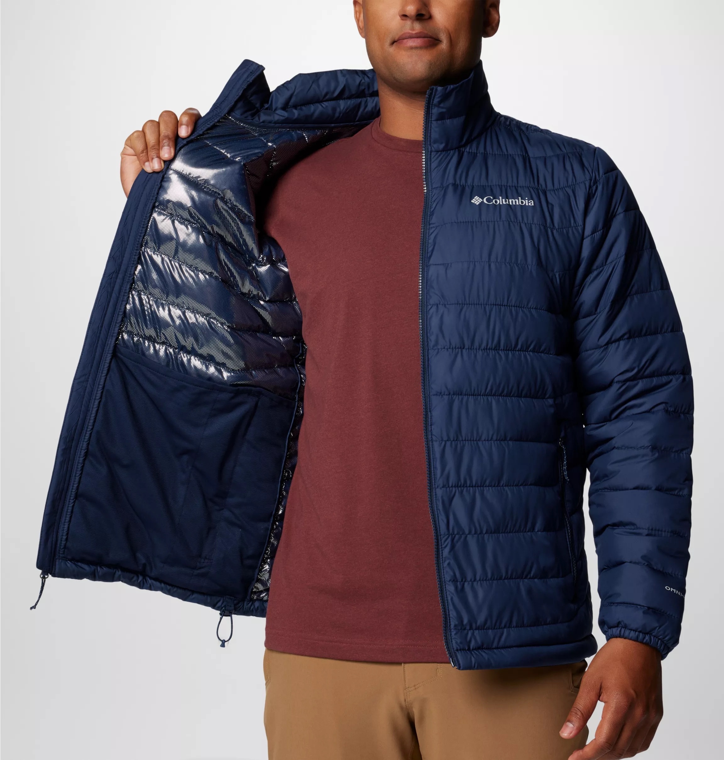 Columbia Steppjacke »POWDER LITE II JACKET«, (1 St.), mit Kapuze